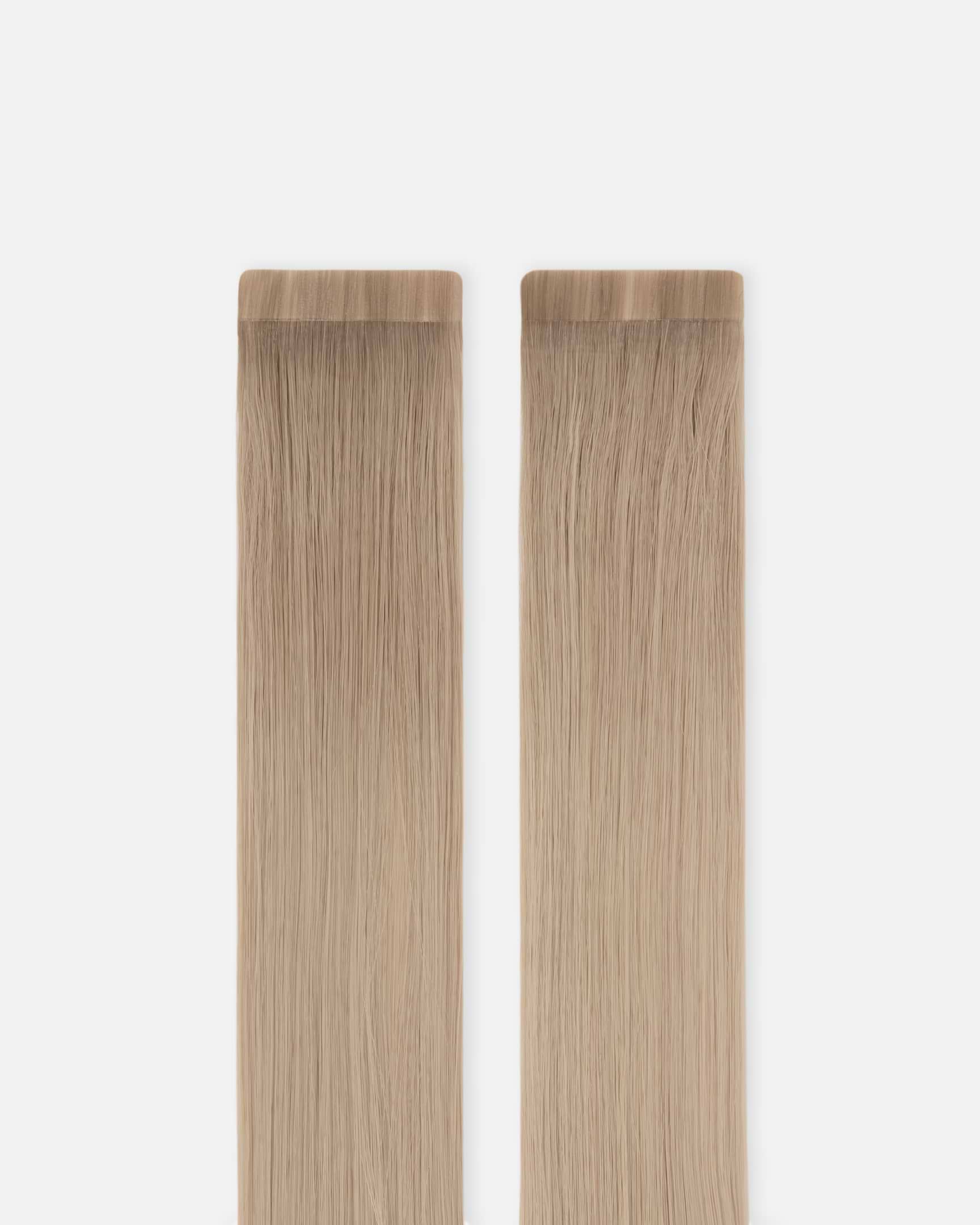 Premium Tape Extensions 50 cm - Straight - Classic Tape 4 cm - 8 Pieces - Sandy Blonde Balayage - Rapunzel of Sweden - Image 4