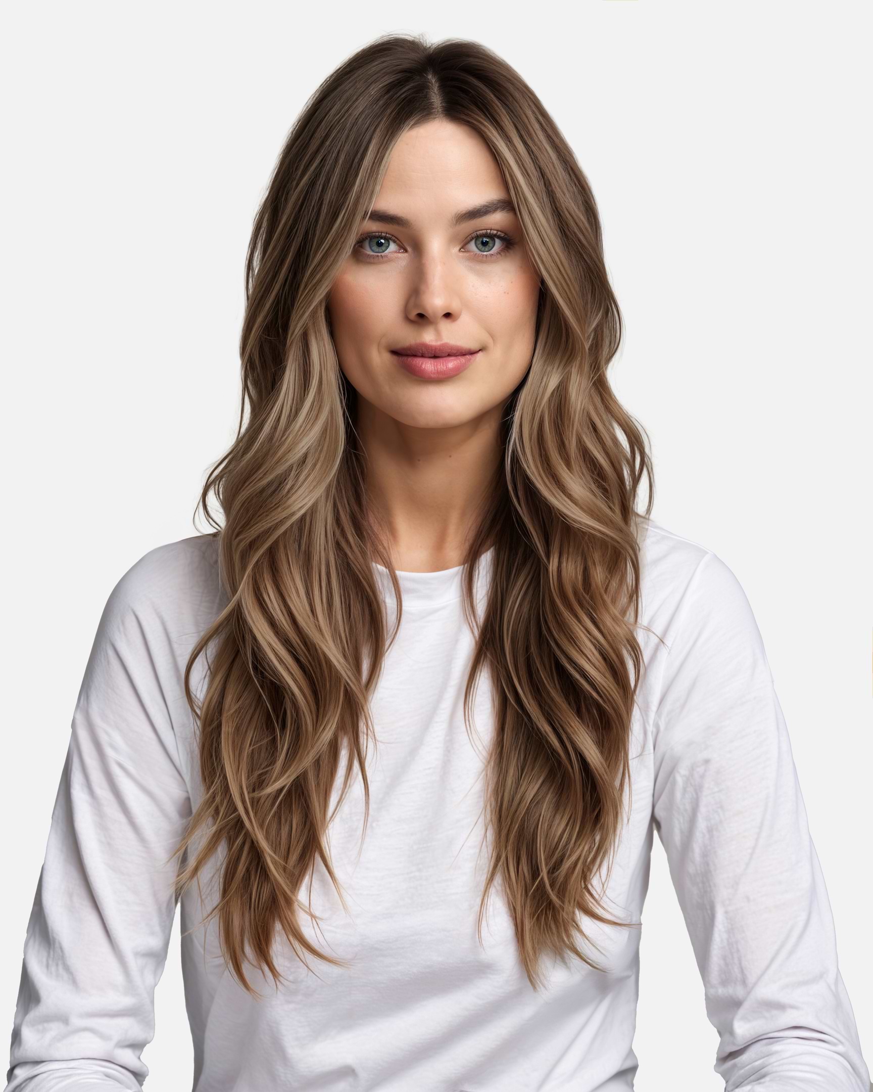 Premium Tape Extensions 50 cm - Straight - Classic Tape 4 cm - 8 Pieces - Brownish Blonde Balayage - Rapunzel of Sweden - Image 2