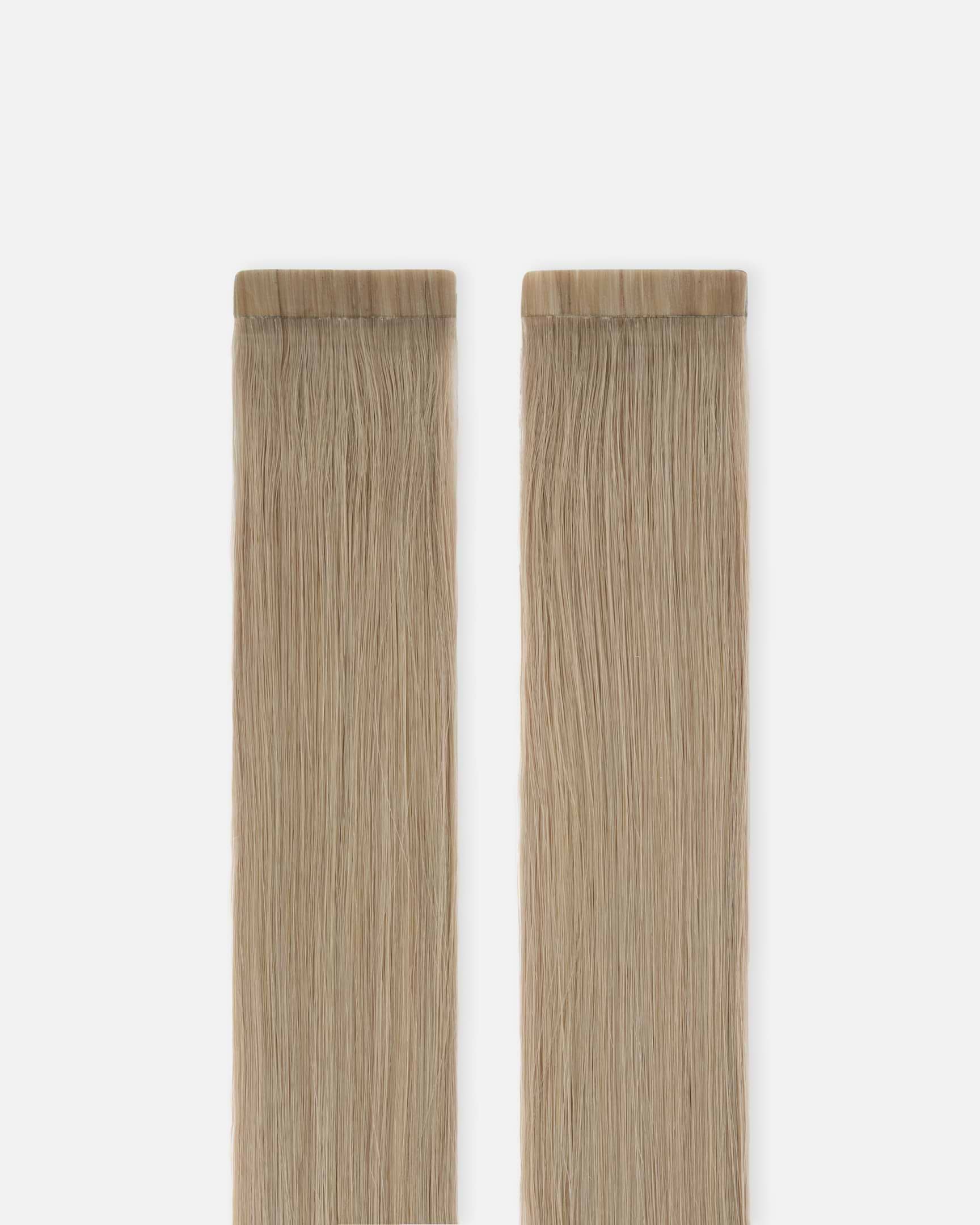 Premium Tape Extensions 50 cm - Straight - Classic Tape 4 cm - 8 Pieces - Cendre Ash - Rapunzel of Sweden - Image 4