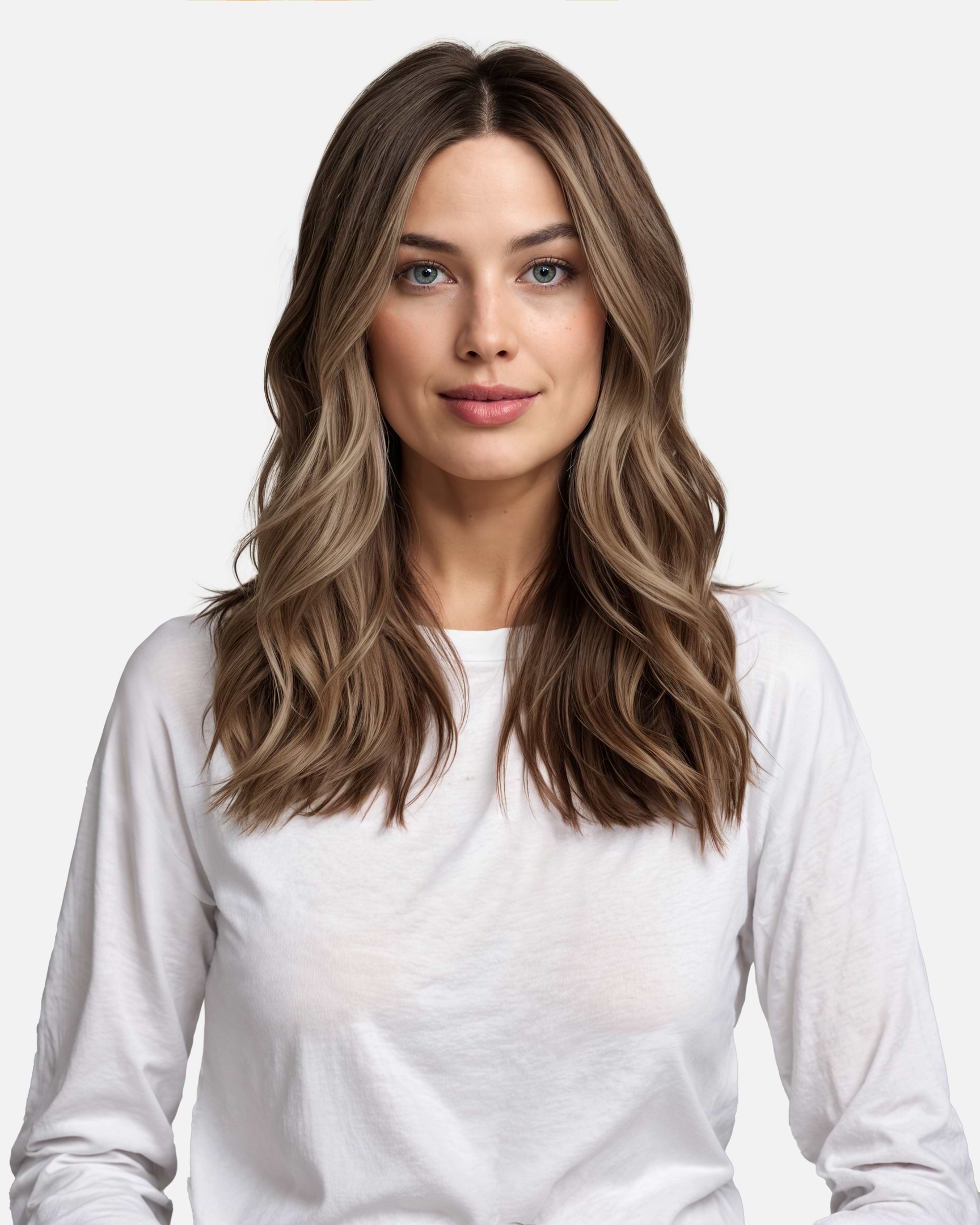 Premium Tape Extensions 30 cm - Straight - Classic Tape 4 cm - 8 Pieces - Brownish Blonde Balayage - Rapunzel of Sweden - Image 2