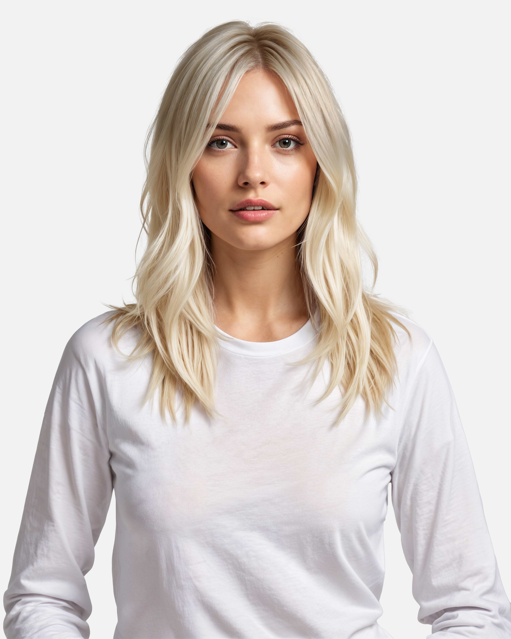 Premium Tape Extensions 30 cm - Straight - Mixed Tapes 3 cm - 8 Pieces - Cool Platinum Blonde Balayage - Rapunzel of Sweden - Image 3