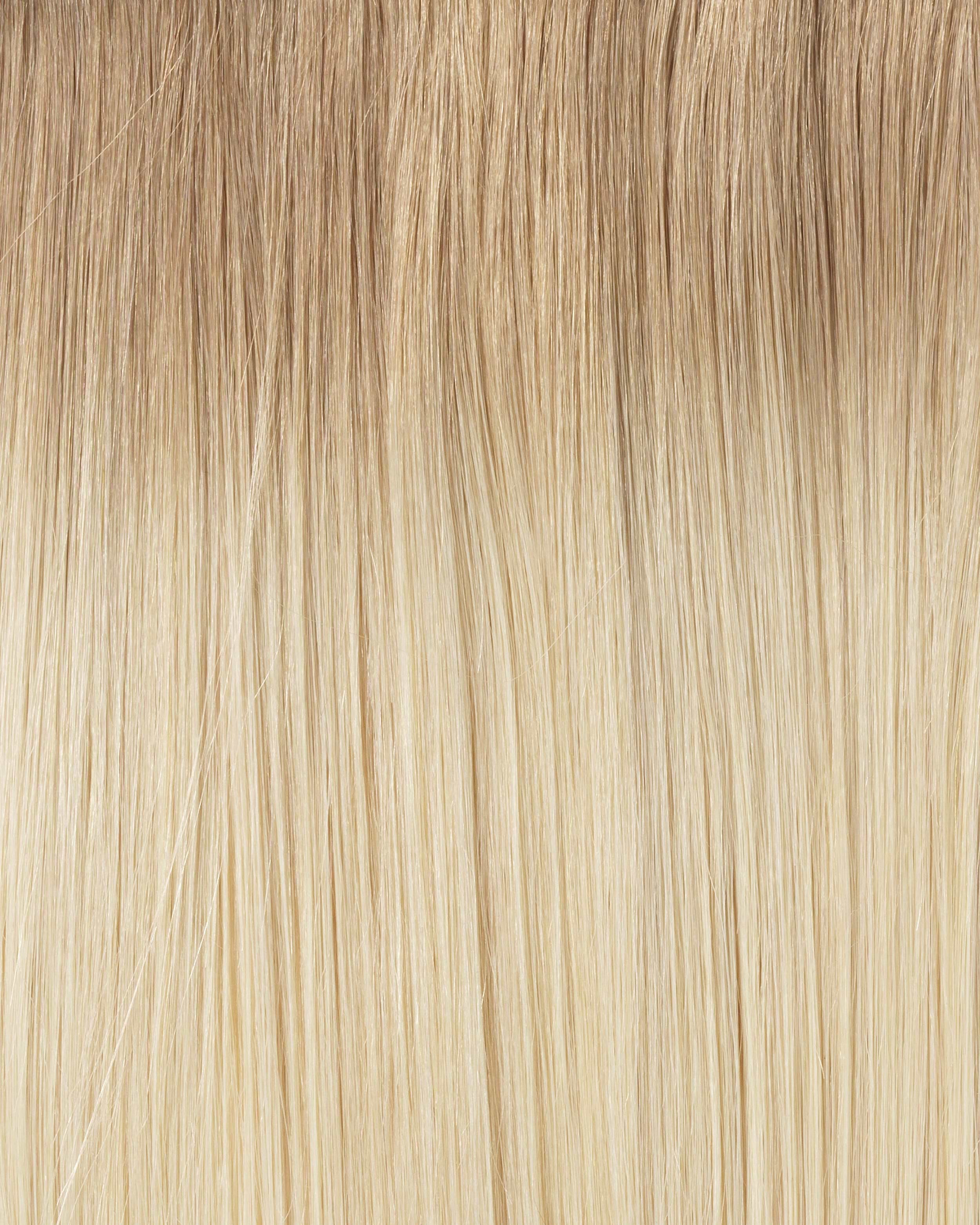 Premium Tape Extensions 30 cm - Straight - Mixed Tapes 3 cm - 8 Pieces - Cool Platinum Blonde Balayage - Rapunzel of Sweden - Image 5