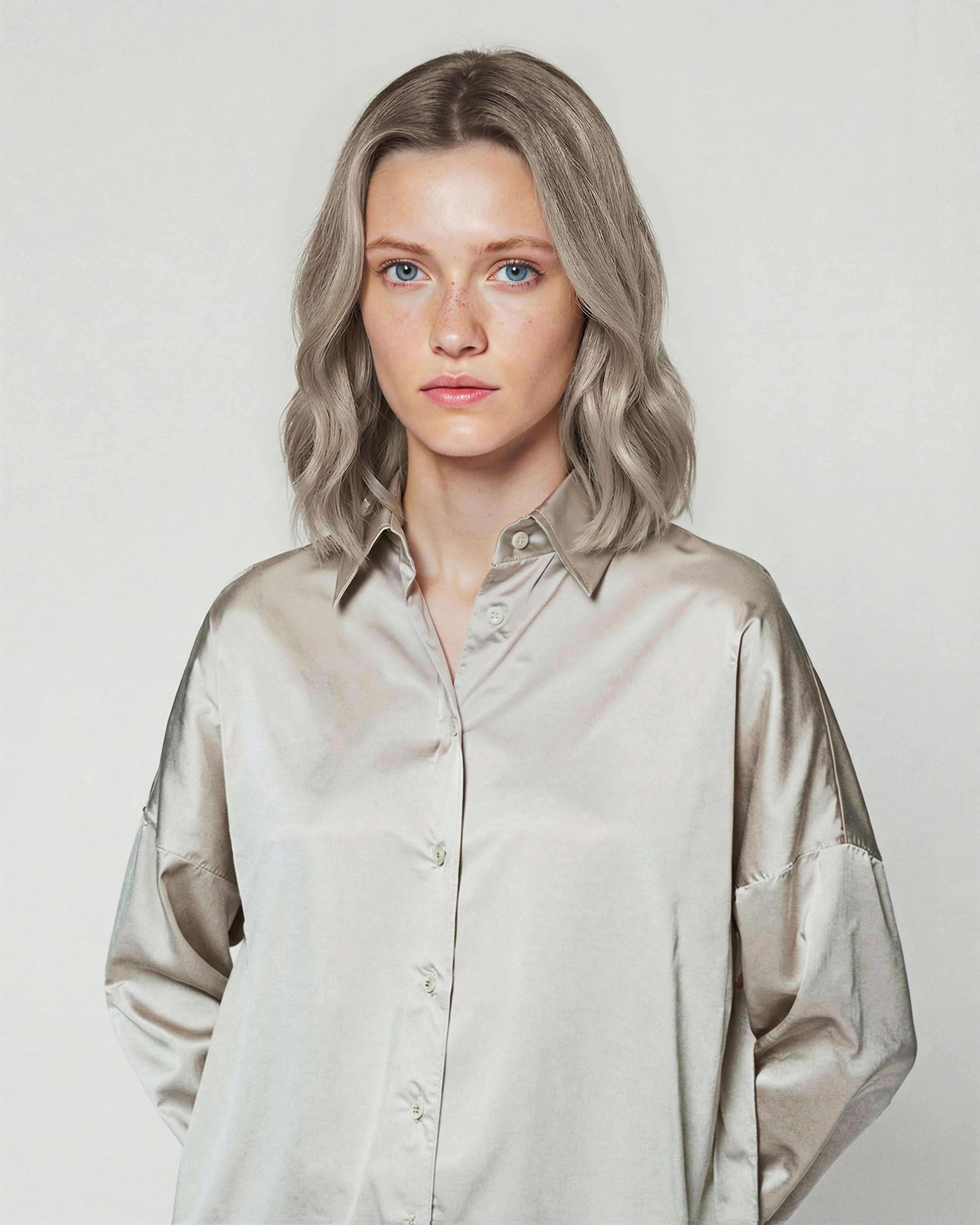 Ultra Tape Extensions 50 cm - Straight - Seamless Tape 3 cm - 10 Pieces - Dark Ashy Blonde Balayage - Rapunzel of Sweden - Image 3