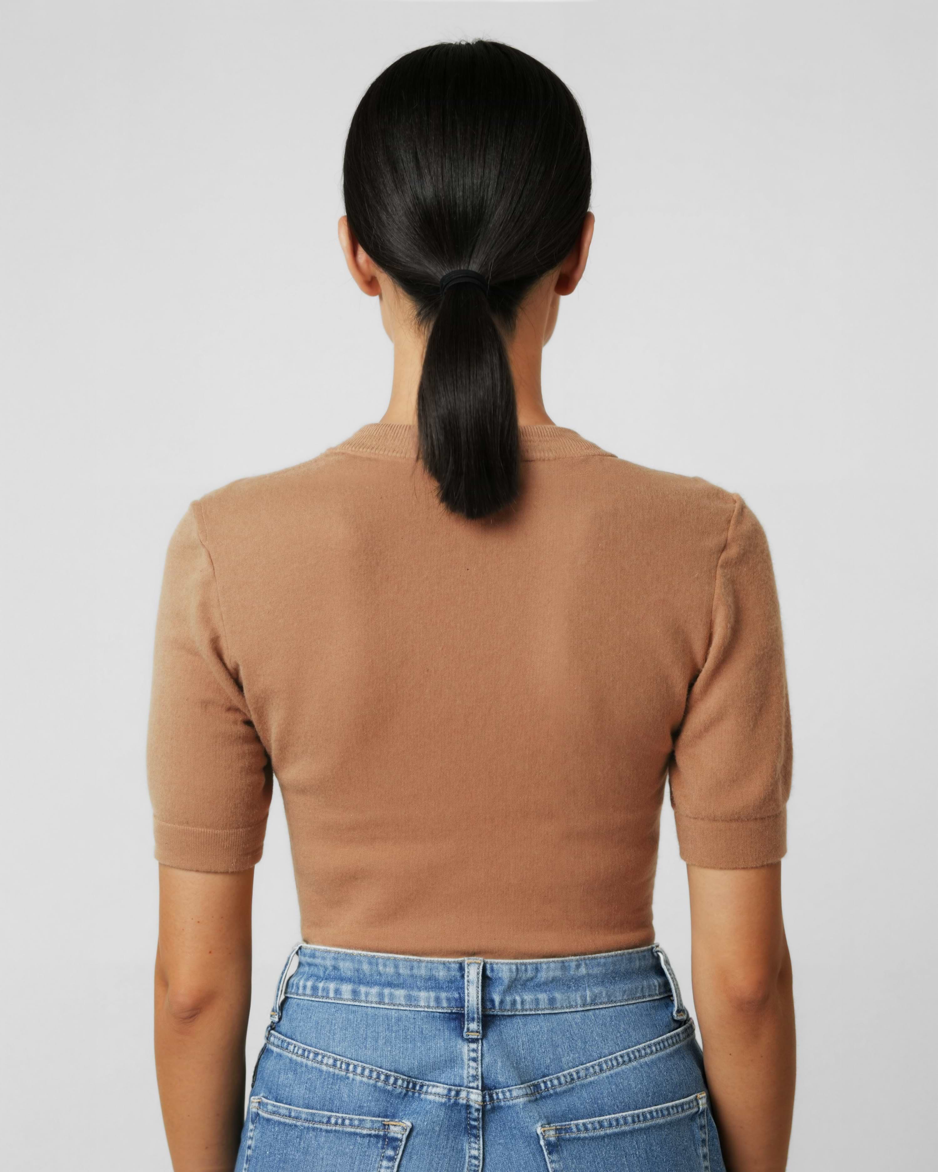 Ponytail 40 cm - Straight - Ponytail - Medium Volume - Black - Rapunzel of Sweden - Image 3