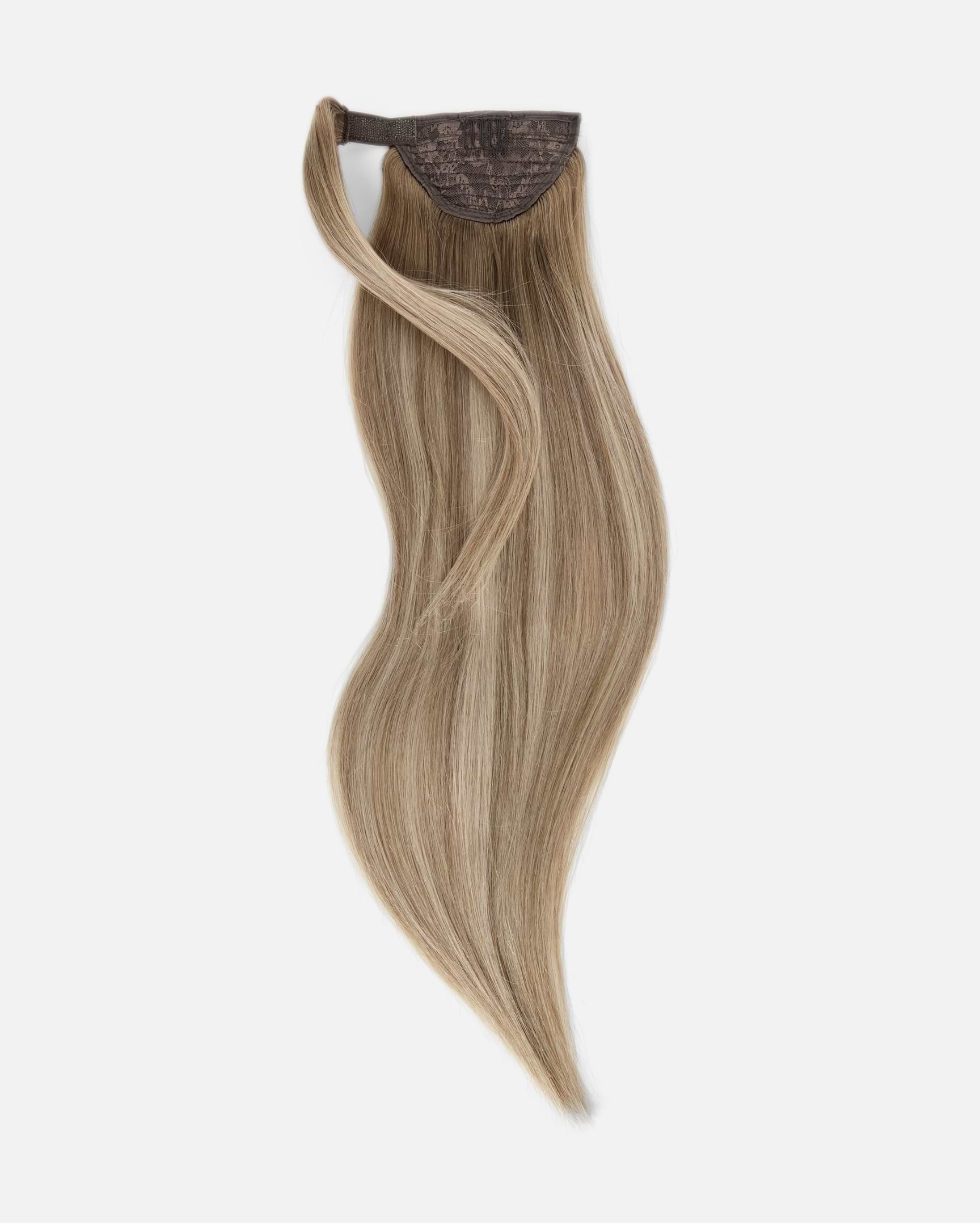 Ponytail 40 cm - Straight - Ponytail - Medium Volume - Brown Ash Blonde Balayage - Rapunzel of Sweden - Image 4