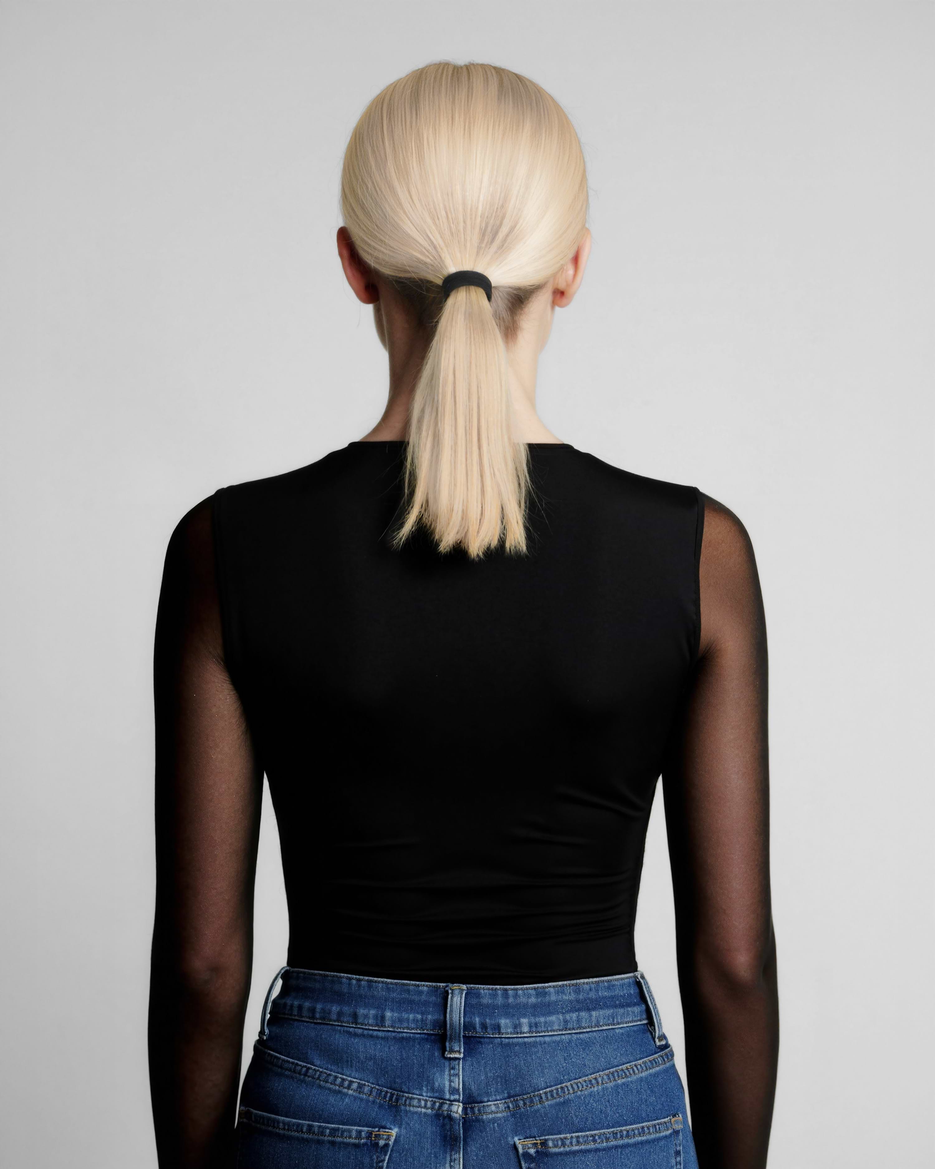 Ponytail 40 cm - Straight - Ponytail - Medium Volume - Light Blonde - Rapunzel of Sweden - Image 3
