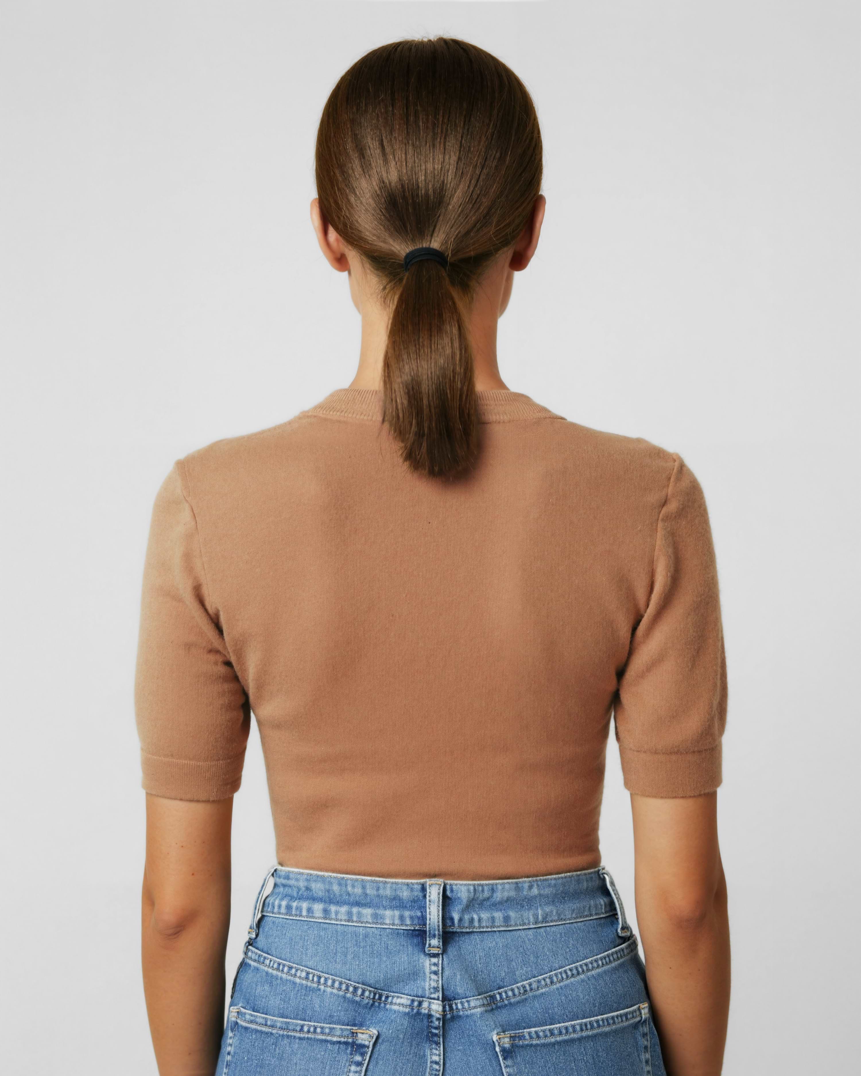 Ponytail 40 cm - Straight - Ponytail - Medium Volume - Dark Brown - Rapunzel of Sweden - Image 3