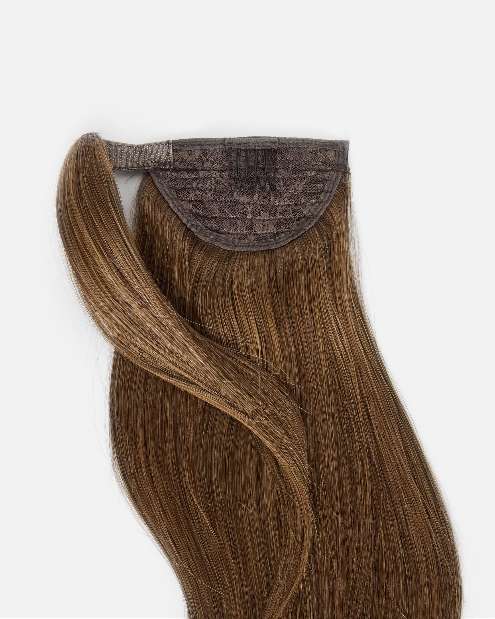 Ponytail 40 cm - Straight - Ponytail - Medium Volume - Dark Brown - Rapunzel of Sweden - Image 5