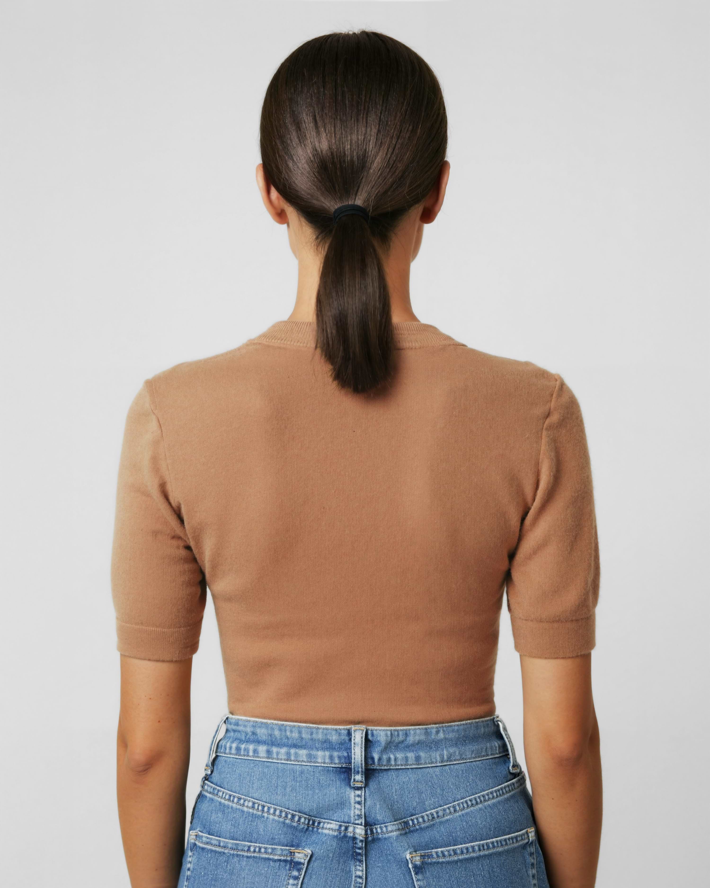 Ponytail 40 cm - Straight - Ponytail - Medium Volume - Hazelnut Caramel Balayage - Rapunzel of Sweden - Image 3