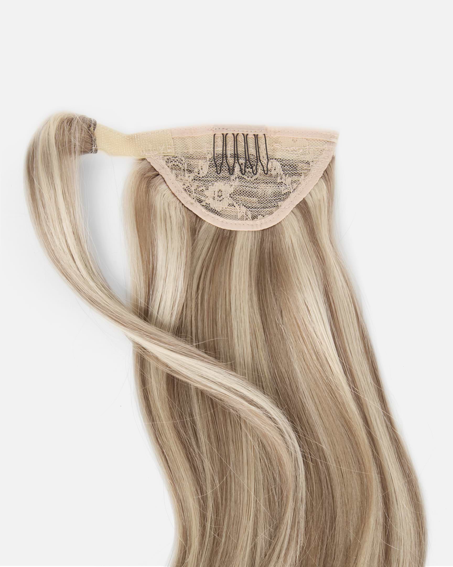 Ponytail 60 cm - Straight - Ponytail - Medium Volume - Cendre Ash Blonde Mix - Rapunzel of Sweden - Image 6