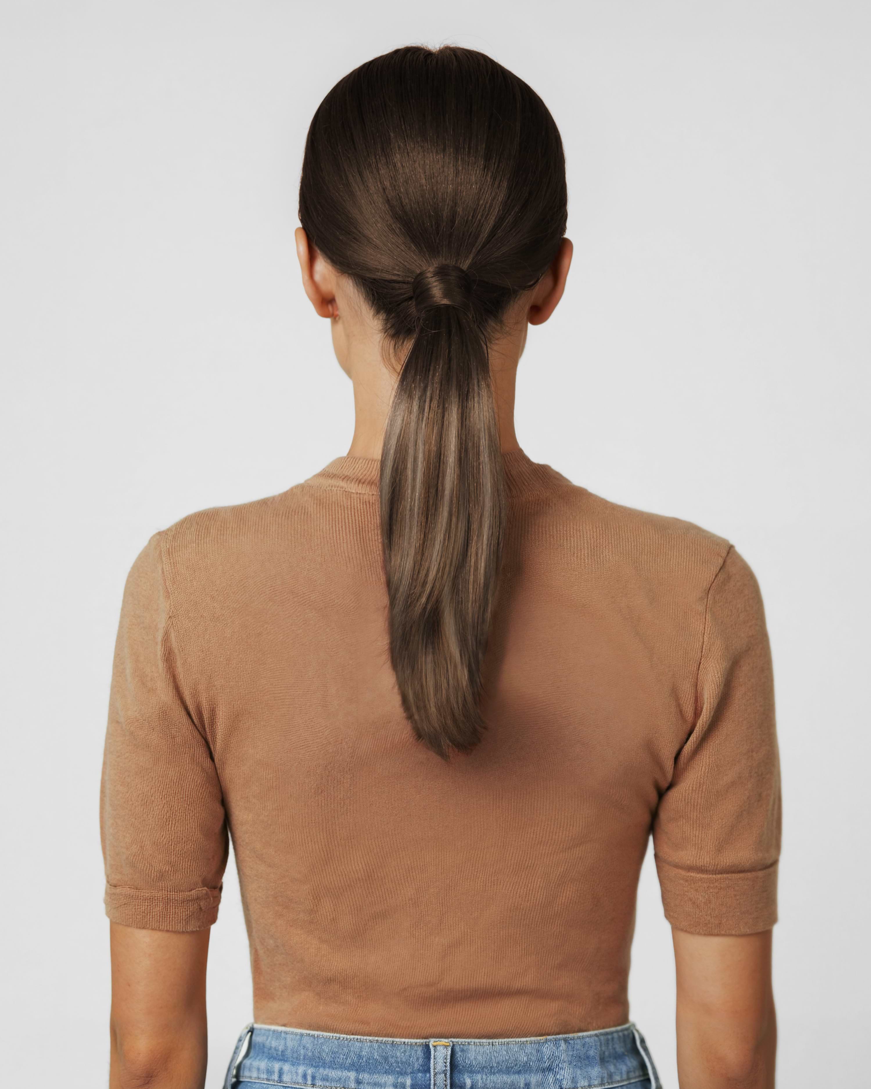 Ponytail 30 cm - Straight - Ponytail - Light Volume - Hazelnut Caramel Balayage - Rapunzel of Sweden - Image 2