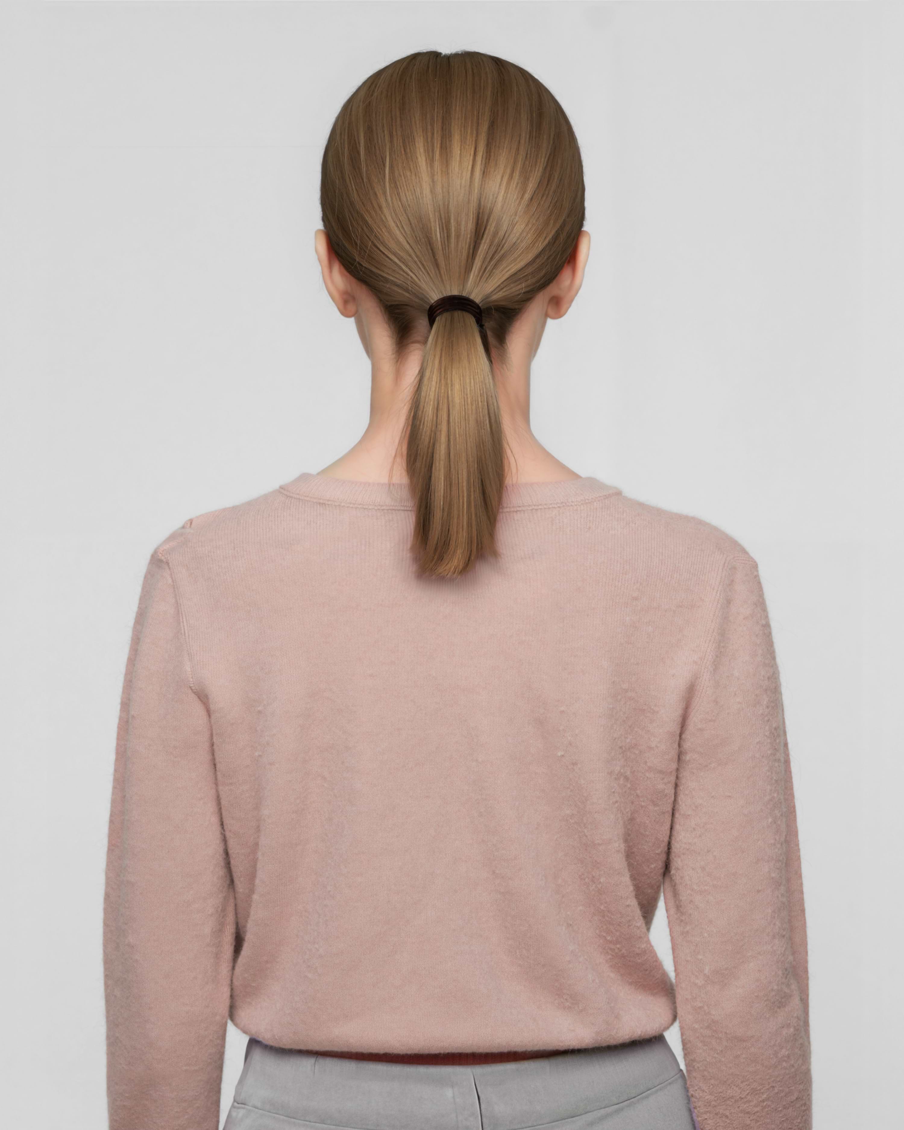 Ponytail 40 cm - Straight - Ponytail - Light Volume - Brownish Blonde Balayage - Rapunzel of Sweden - Image 3