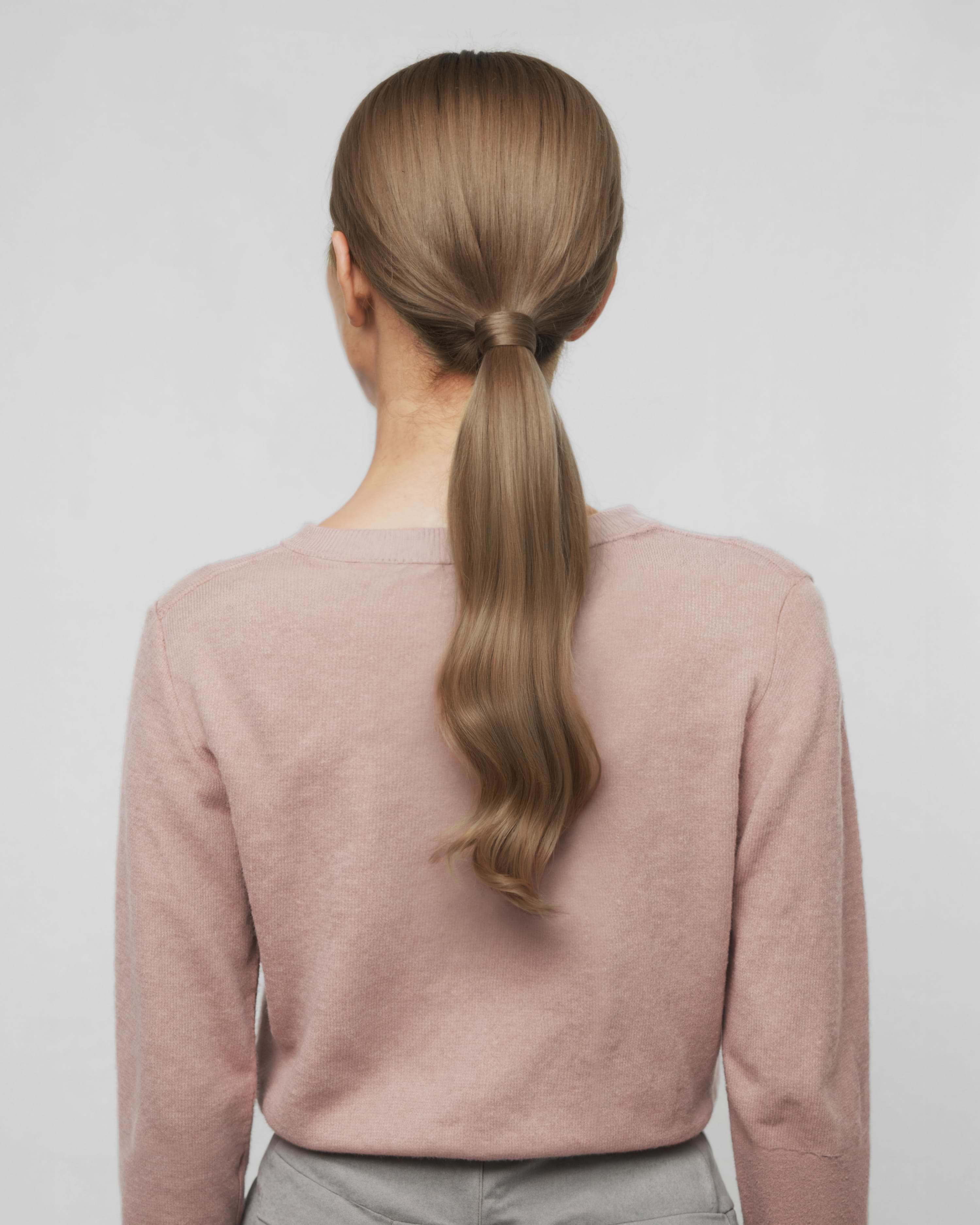 Ponytail 40 cm - Straight - Ponytail - Light Volume - Brownish Blonde Balayage - Rapunzel of Sweden - Image 2