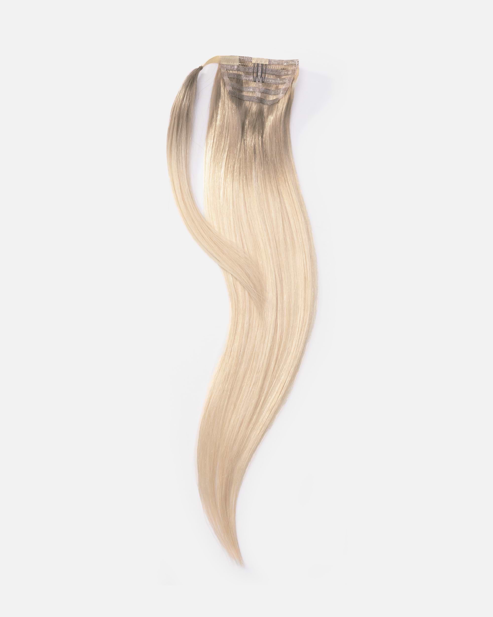 Ponytail 50 cm - Straight - Ponytail - Light Volume - Cool Platinum Blonde Balayage - Rapunzel of Sweden - Image 4