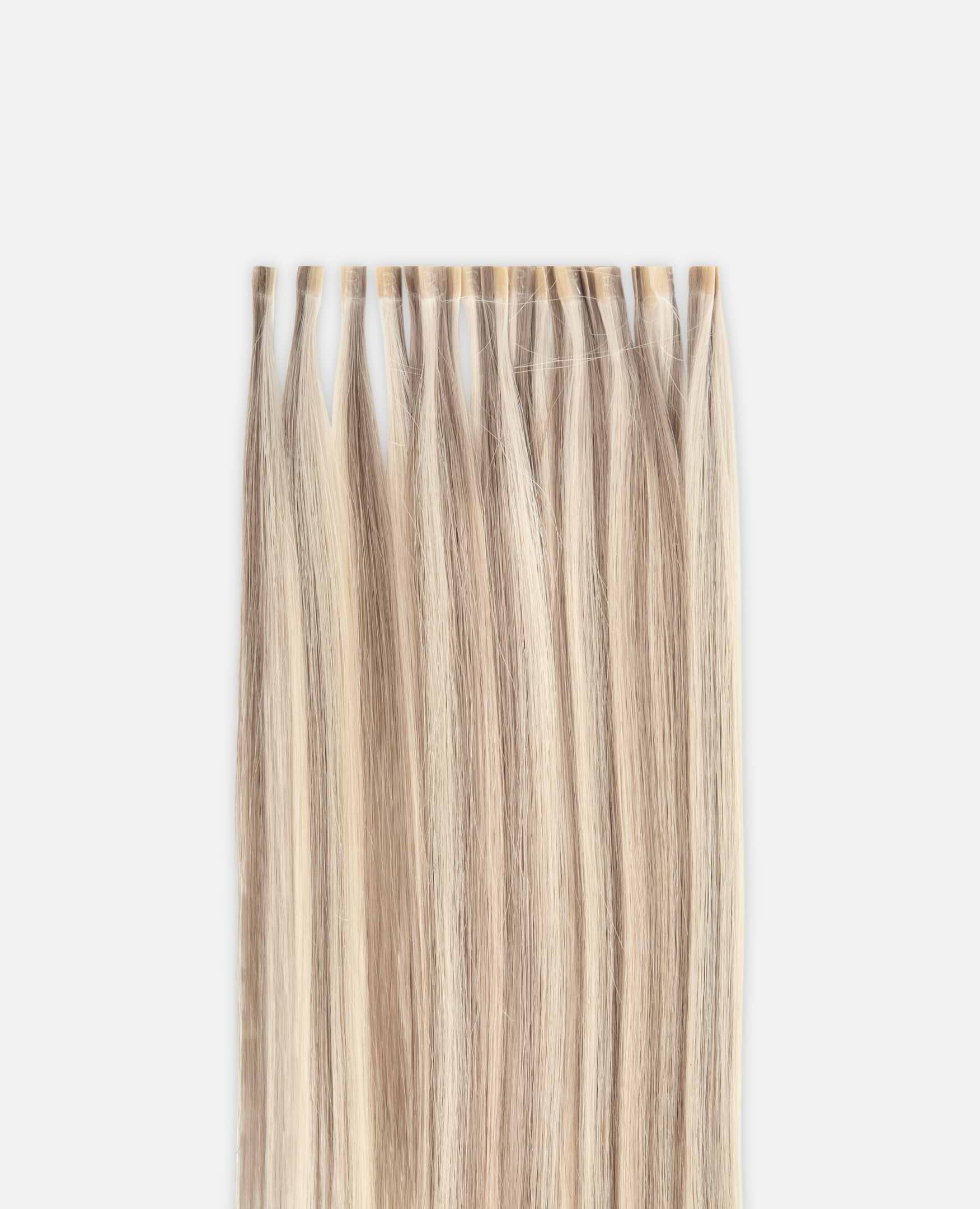 Premium Keratin Extensions 30 cm - Straight - U-tip - 20 Pieces - Cendre Ash Blonde Mix - Rapunzel of Sweden - Image 2