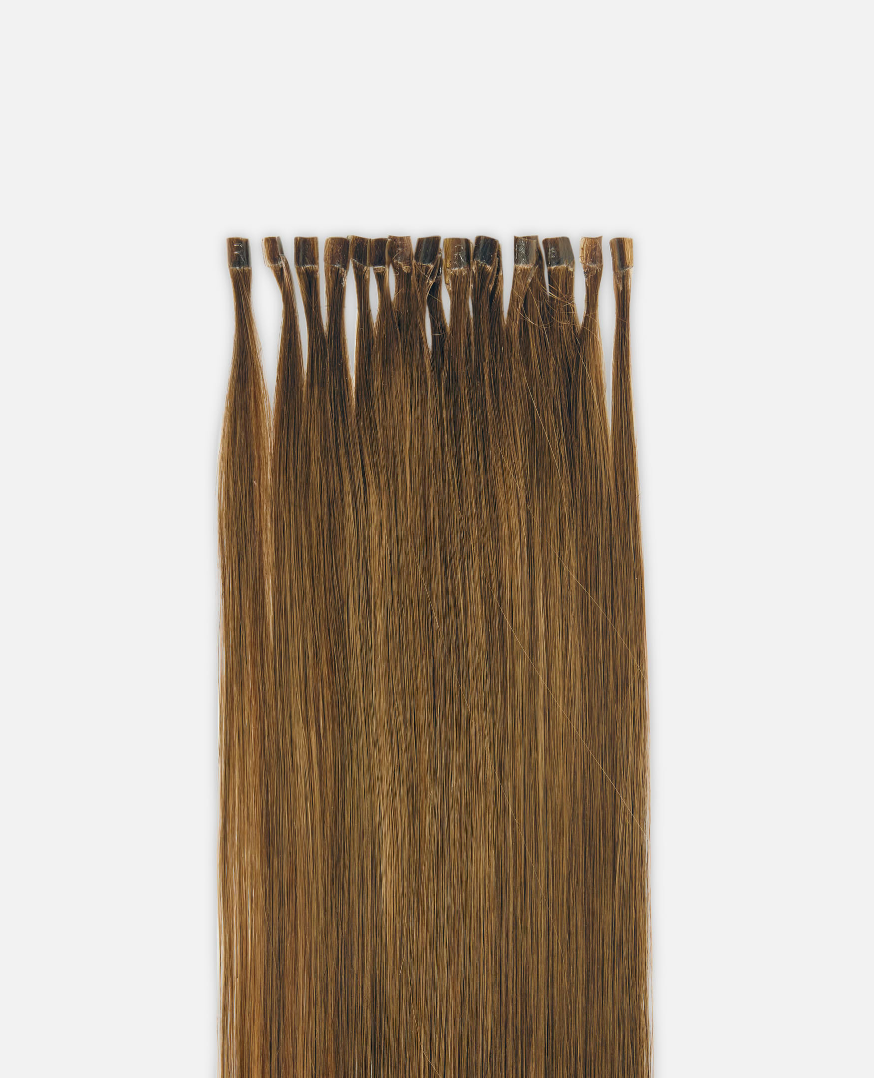 Premium Keratin Extensions 30 cm - Straight - U-tip - 20 Pieces - Brown - Rapunzel of Sweden - Image 2