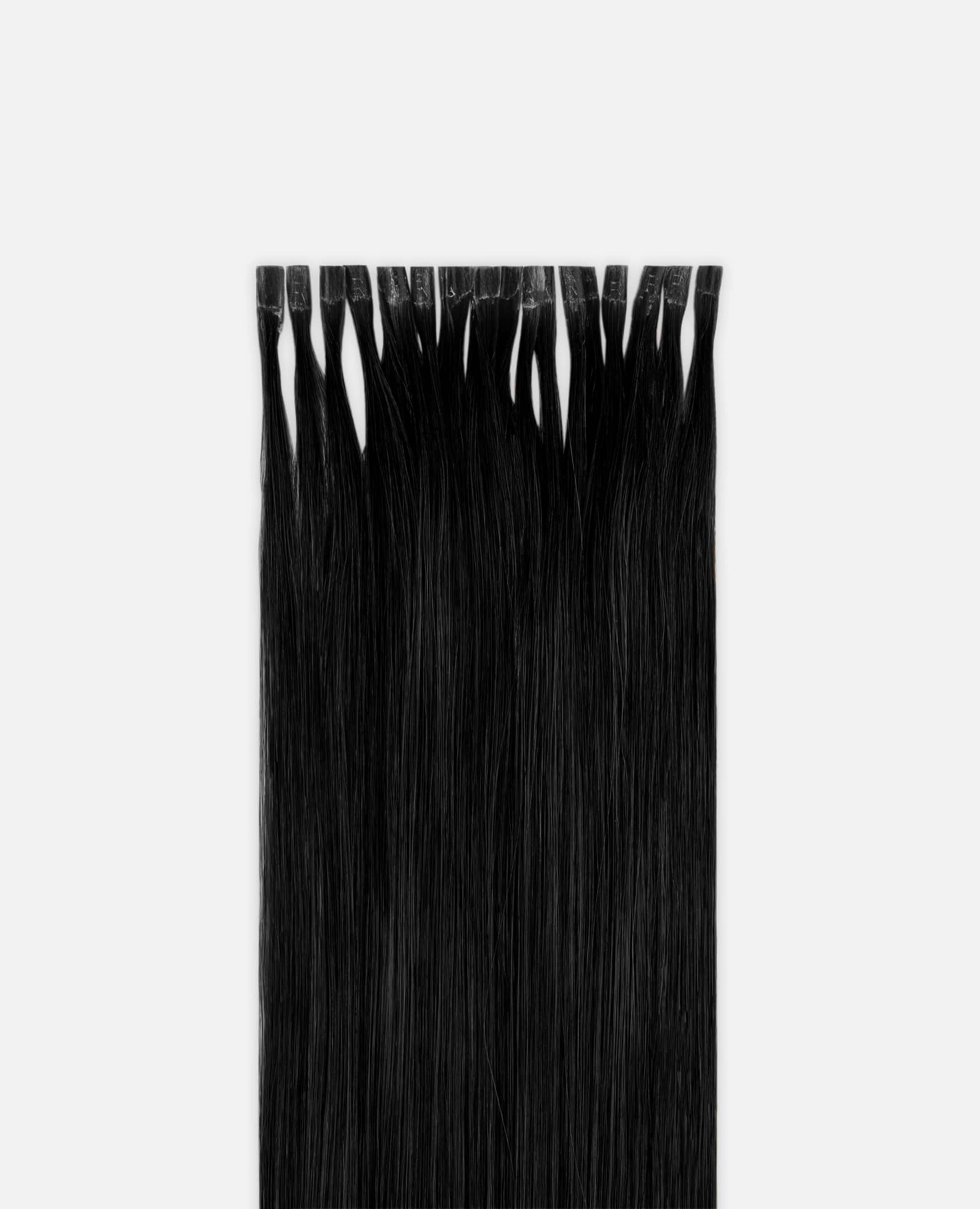 Premium Keratin Extensions 30 cm - Straight - U-tip - 20 Pieces - Black - Rapunzel of Sweden - Image 2