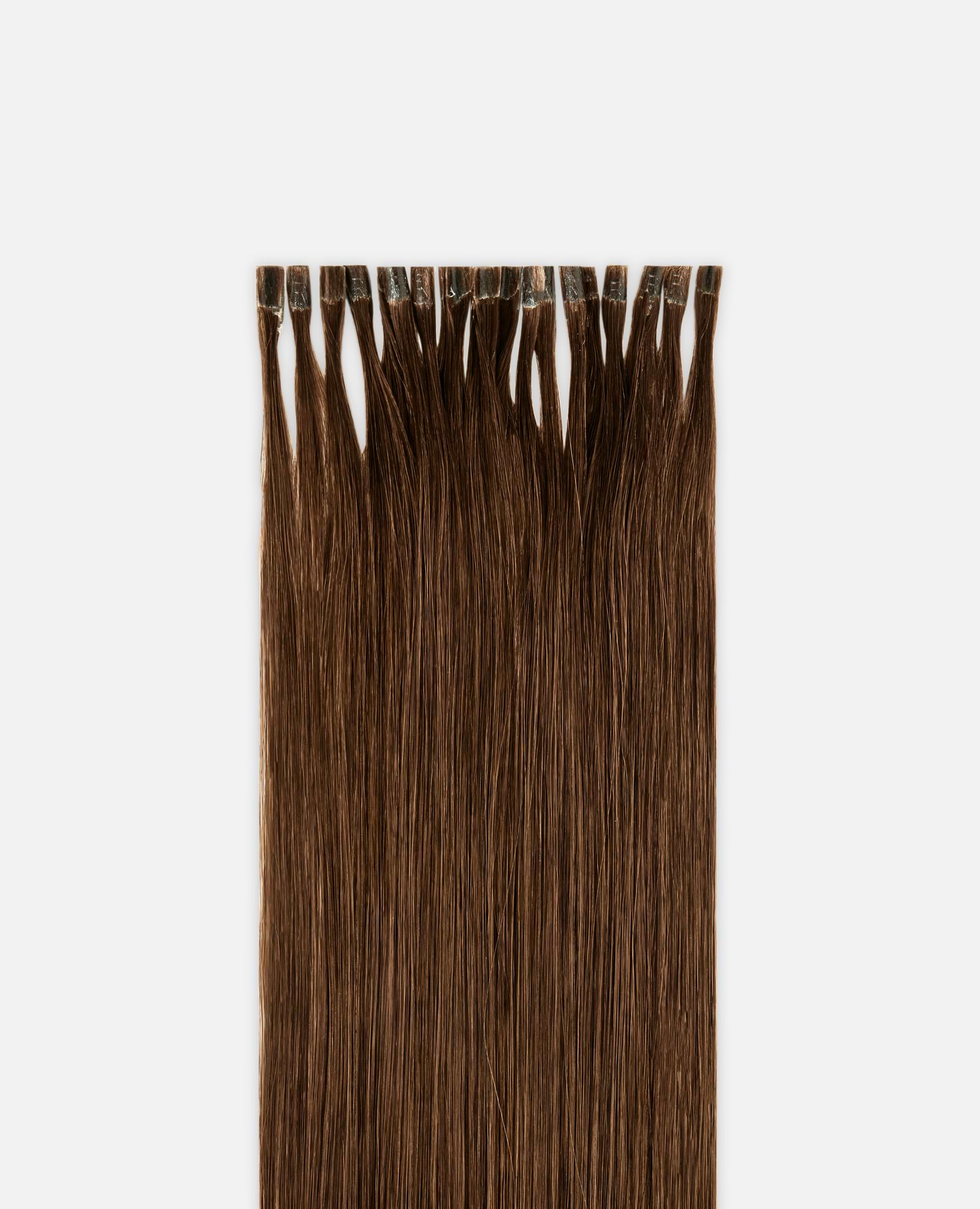 Premium Keratin Extensions 40 cm - Straight - U-tip - 20 Pieces - Dark Brown - Rapunzel of Sweden - Image 2