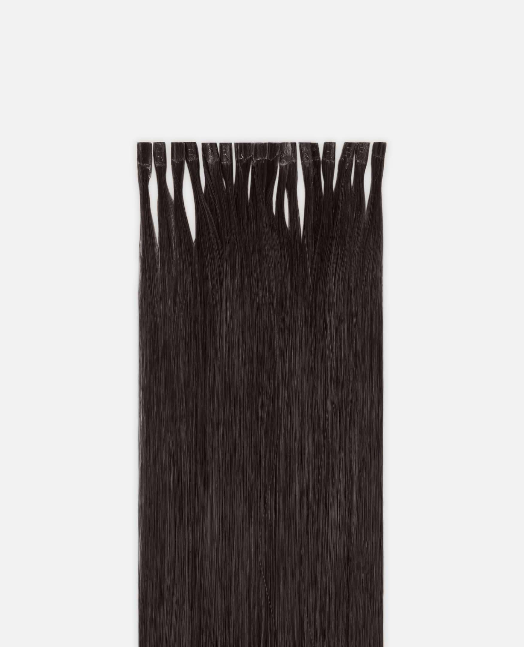 Premium Keratin Extensions 50 cm - Straight - U-tip - 20 Pieces - Black Brown - Rapunzel of Sweden - Image 4