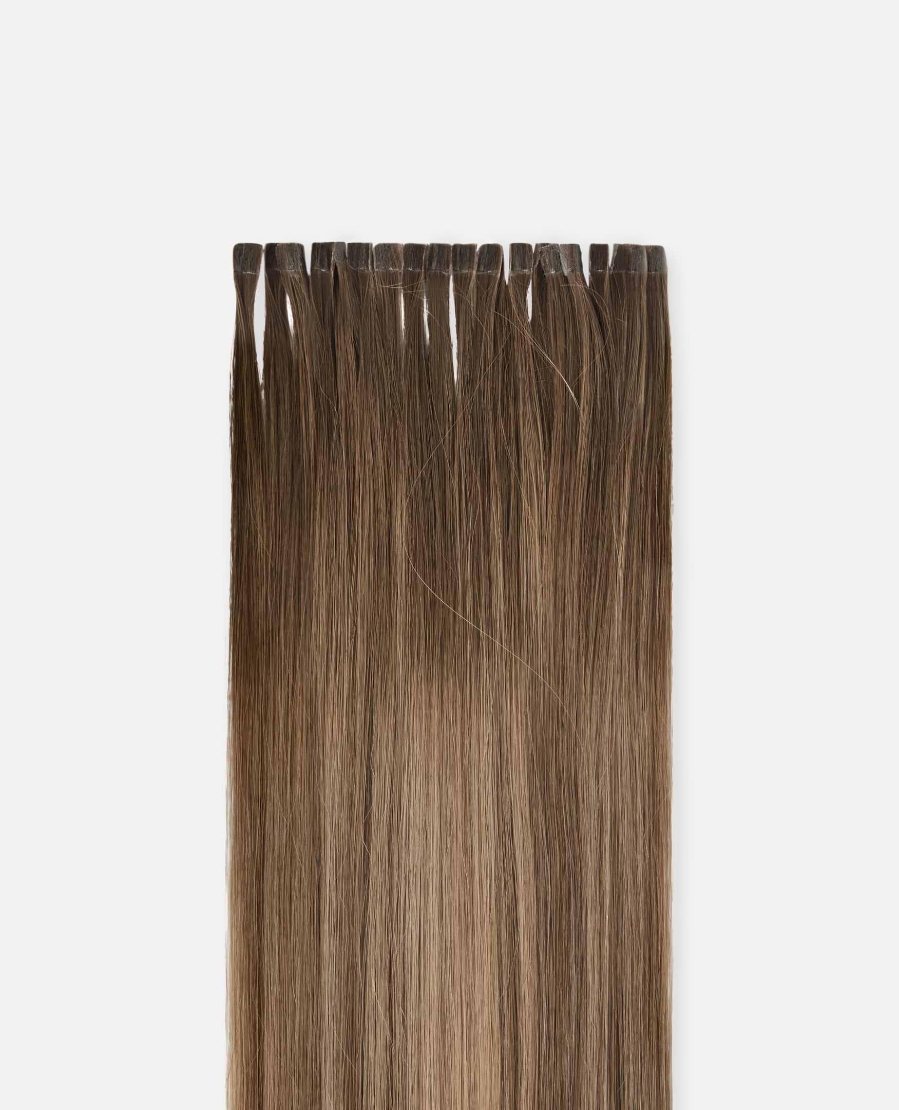 Premium Keratin Extensions 50 cm - Straight - U-tip - 20 Pieces - Brownish Blonde Balayage - Rapunzel of Sweden - Image 4