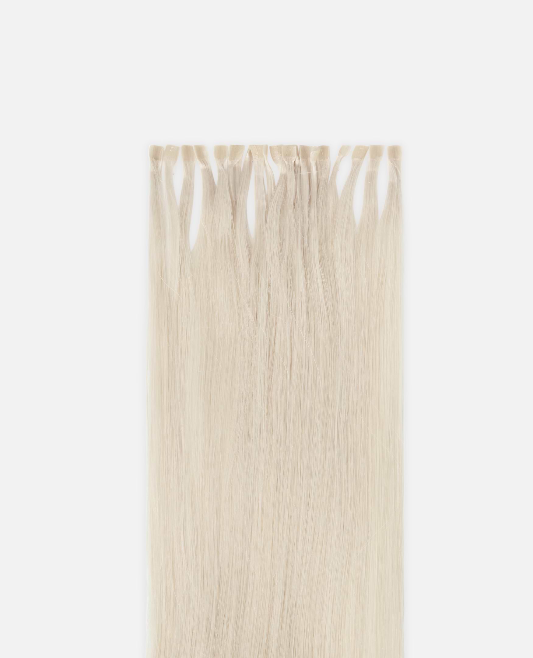Premium Keratin Extensions 50 cm - Straight - U-tip - 20 Pieces - Light Grey - Rapunzel of Sweden - Image 5