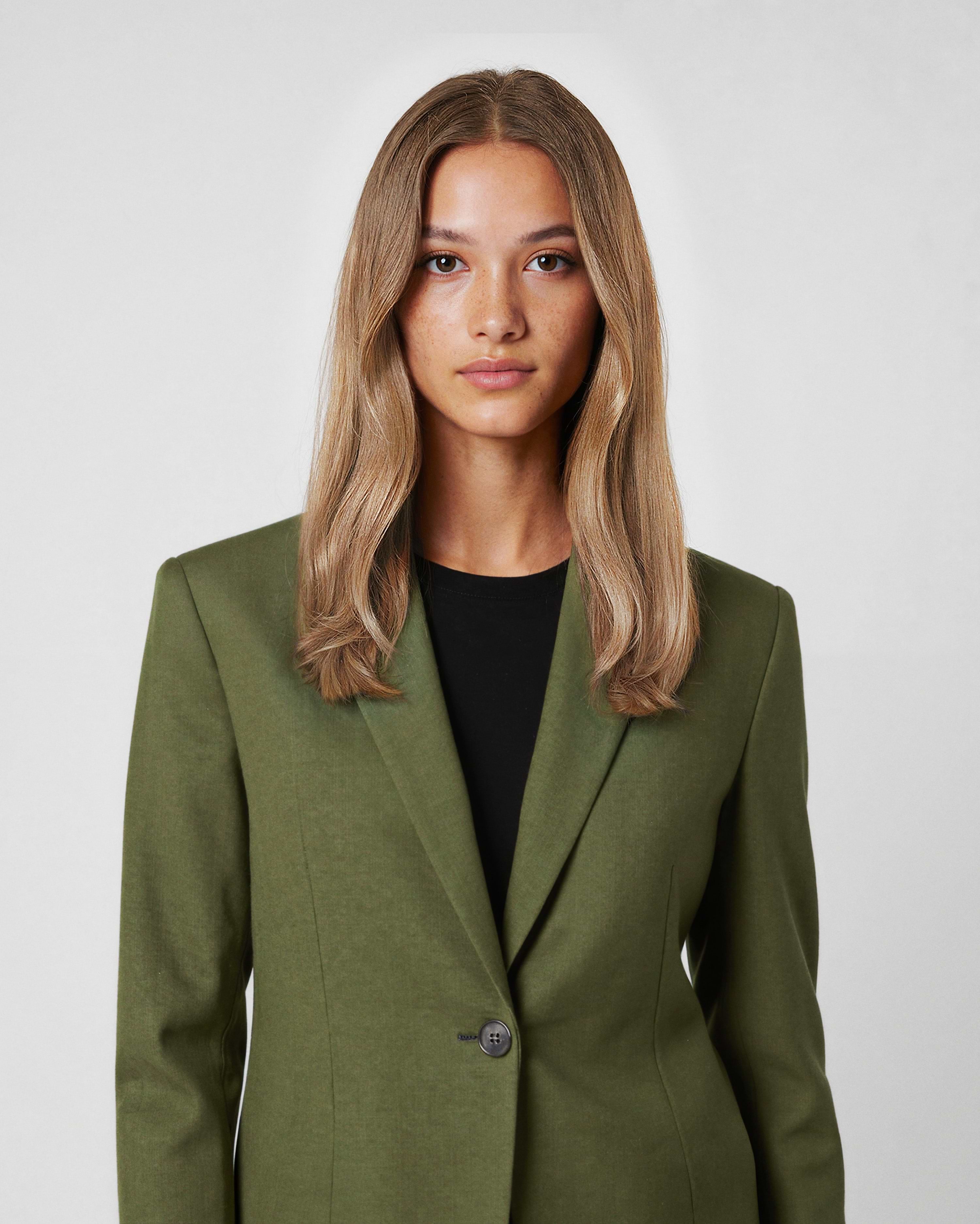 Halo Hairband 50 cm - Straight - Invisible Halo Hairband Clip-ins - Light Volume - Natural Brown ColorMelt - Rapunzel of Sweden - Image 3