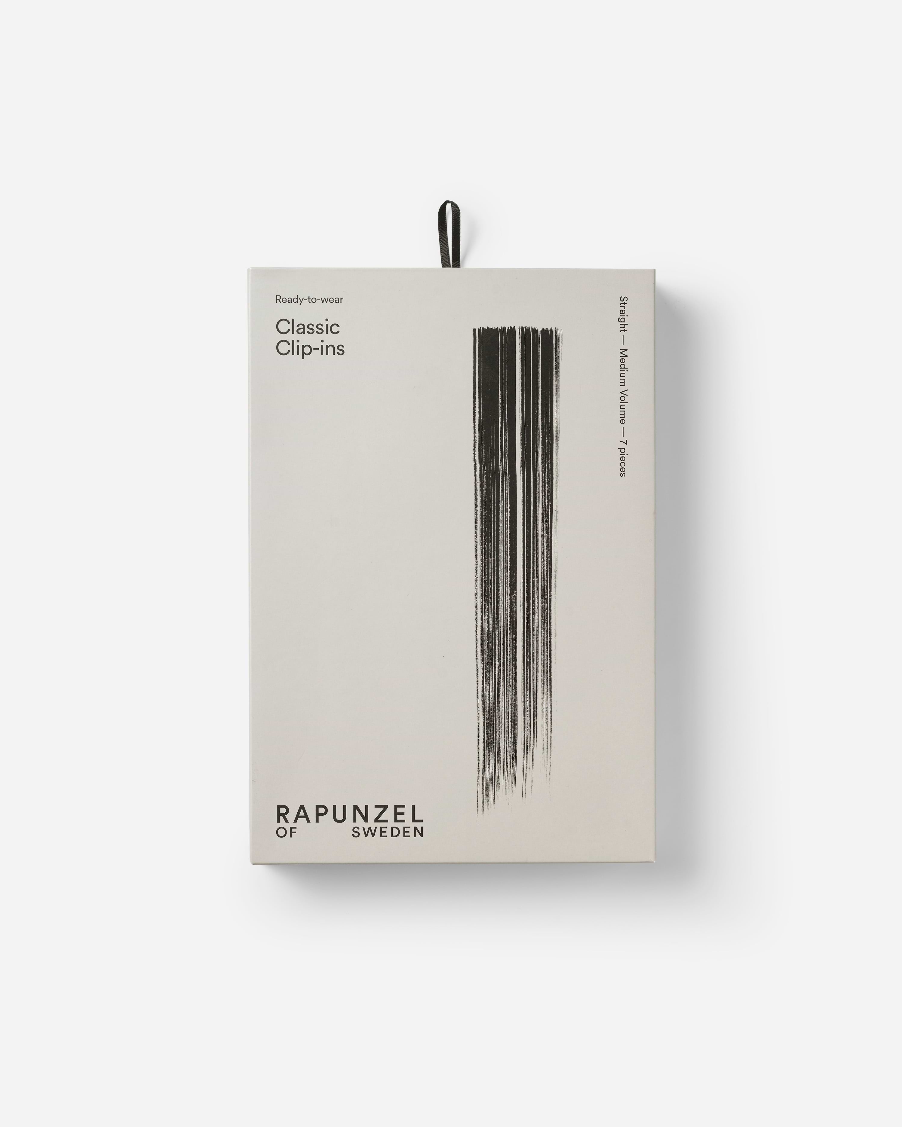 Classic Clip-ins 30 cm - Straight - Classic Clip-ins - Medium Volume - 7 Pieces - Brown Ash Blonde Balayage - Rapunzel of Sweden - Image 4