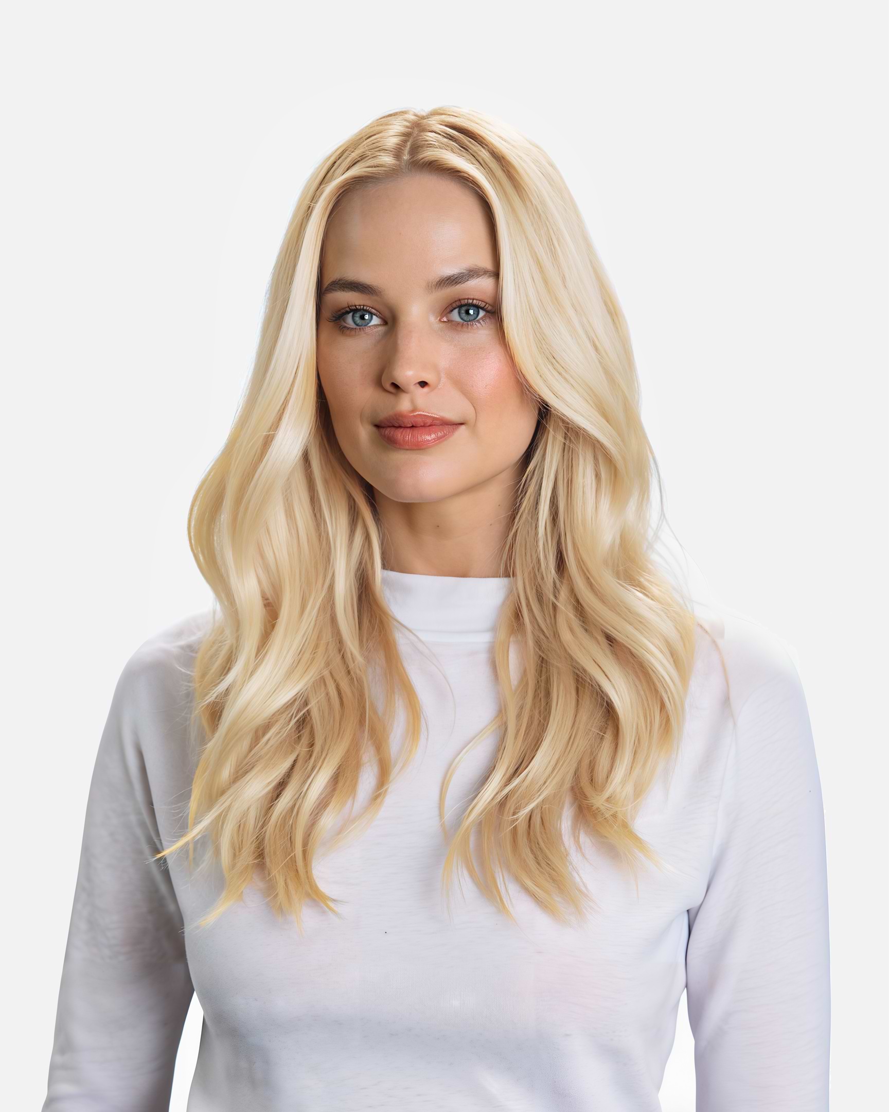 Classic Clip-ins 40 cm - Straight - Classic Clip-ins - Medium Volume - 7 Pieces - Honey Blonde - Rapunzel of Sweden - Image 2
