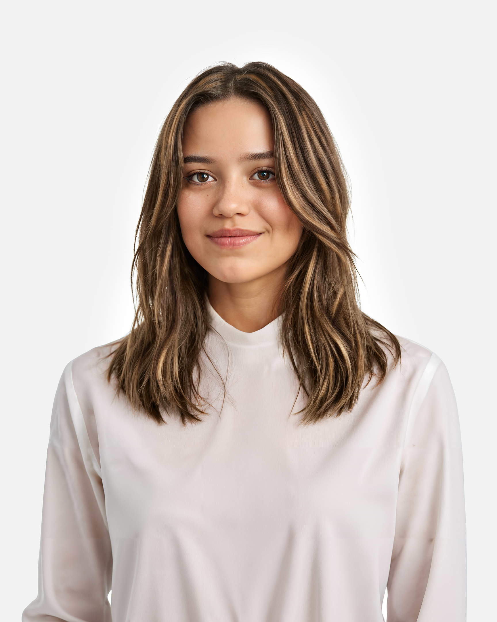 Classic Clip-ins 50 cm - Straight - Classic Clip-ins - Medium Volume - 7 Pieces - Golden Brown Mix - Rapunzel of Sweden - Image 3