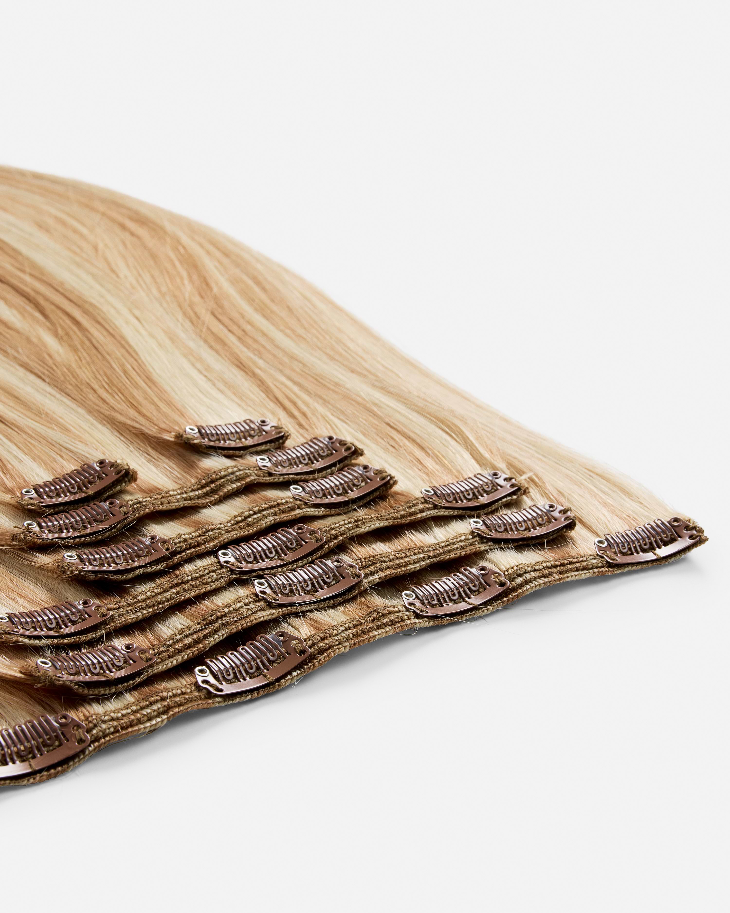 Classic Clip-ins 50 cm - Straight - Classic Clip-ins - Medium Volume - 7 Pieces - Summer Blonde - Rapunzel of Sweden - Image 4