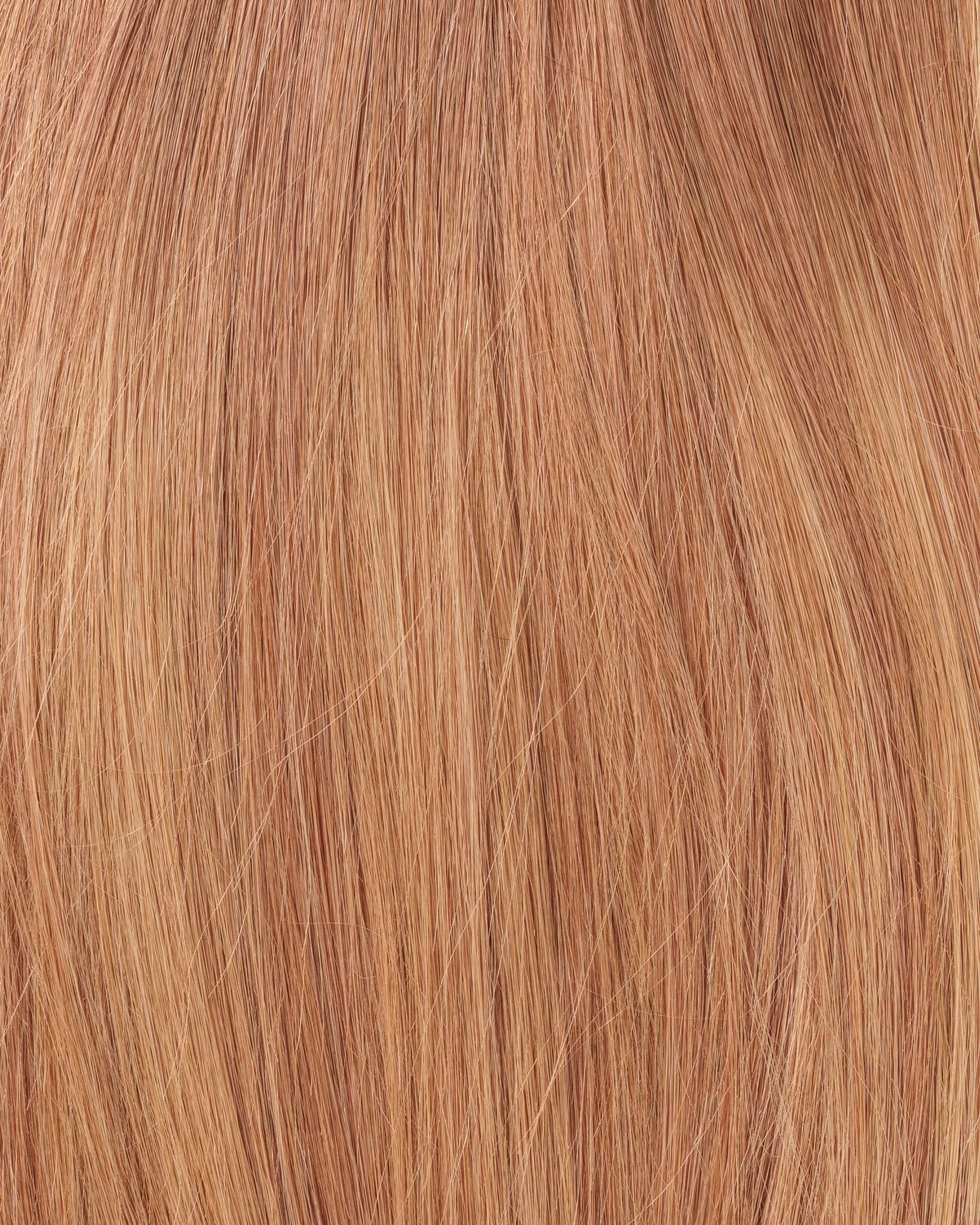 Classic Clip-ins 50 cm - Straight - Classic Clip-ins - Medium Volume - 7 Pieces - Sunset Red ColorMelt - Rapunzel of Sweden - Image 3
