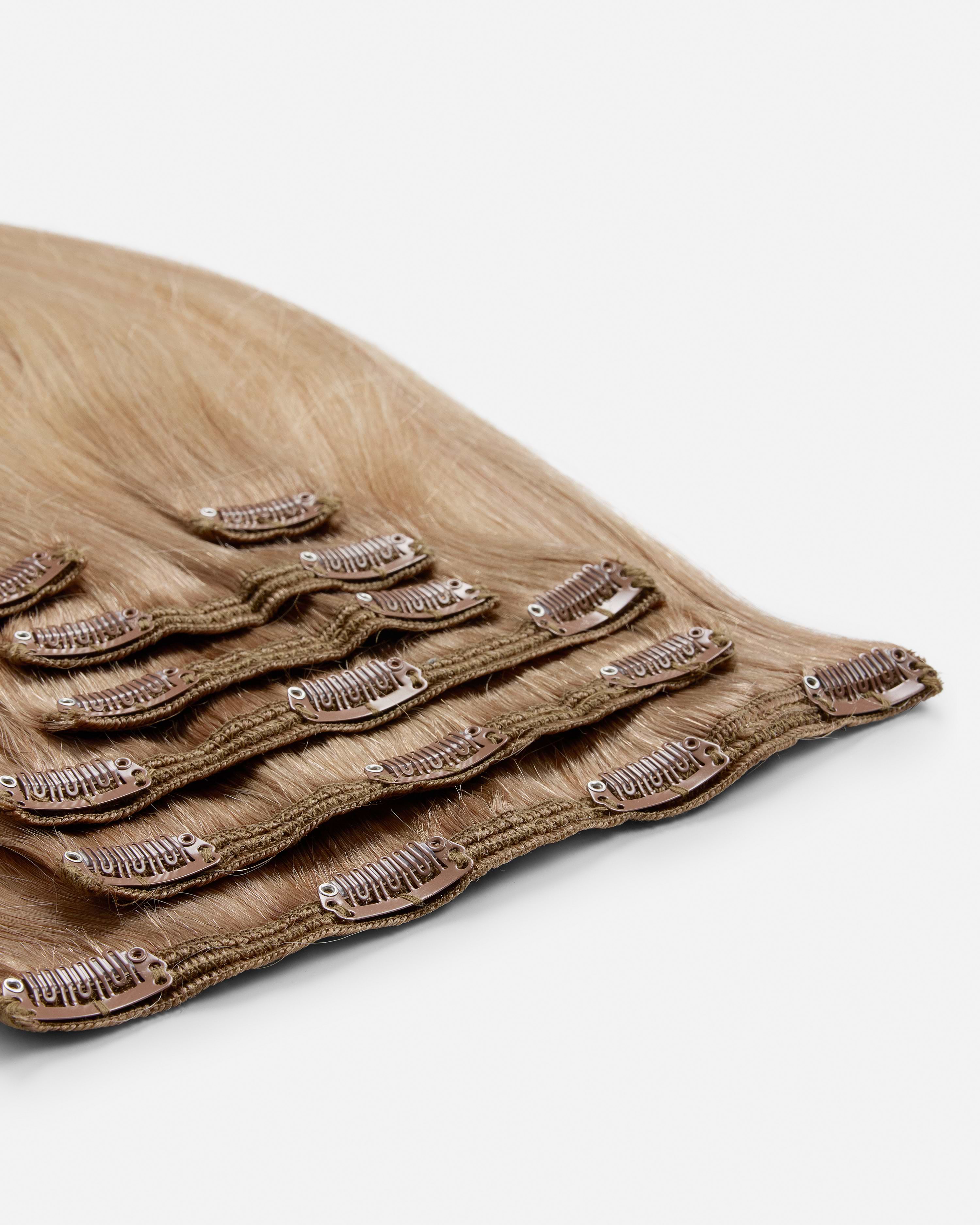 Classic Clip-ins 60 cm - Straight - Classic Clip-ins - Medium Volume - 7 Pieces - Champagne Blonde Balayage - Rapunzel of Sweden - Image 2