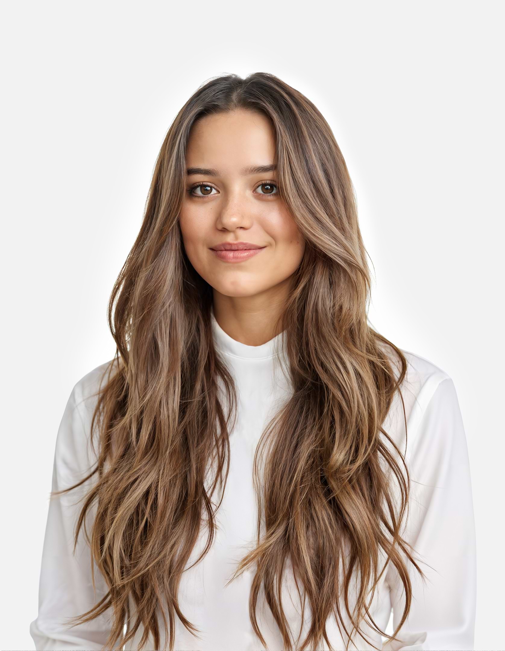 Classic Clip-ins 60 cm - Straight - Classic Clip-ins - Medium Volume - 7 Pieces - Brownish Blonde Balayage - Rapunzel of Sweden - Image 2