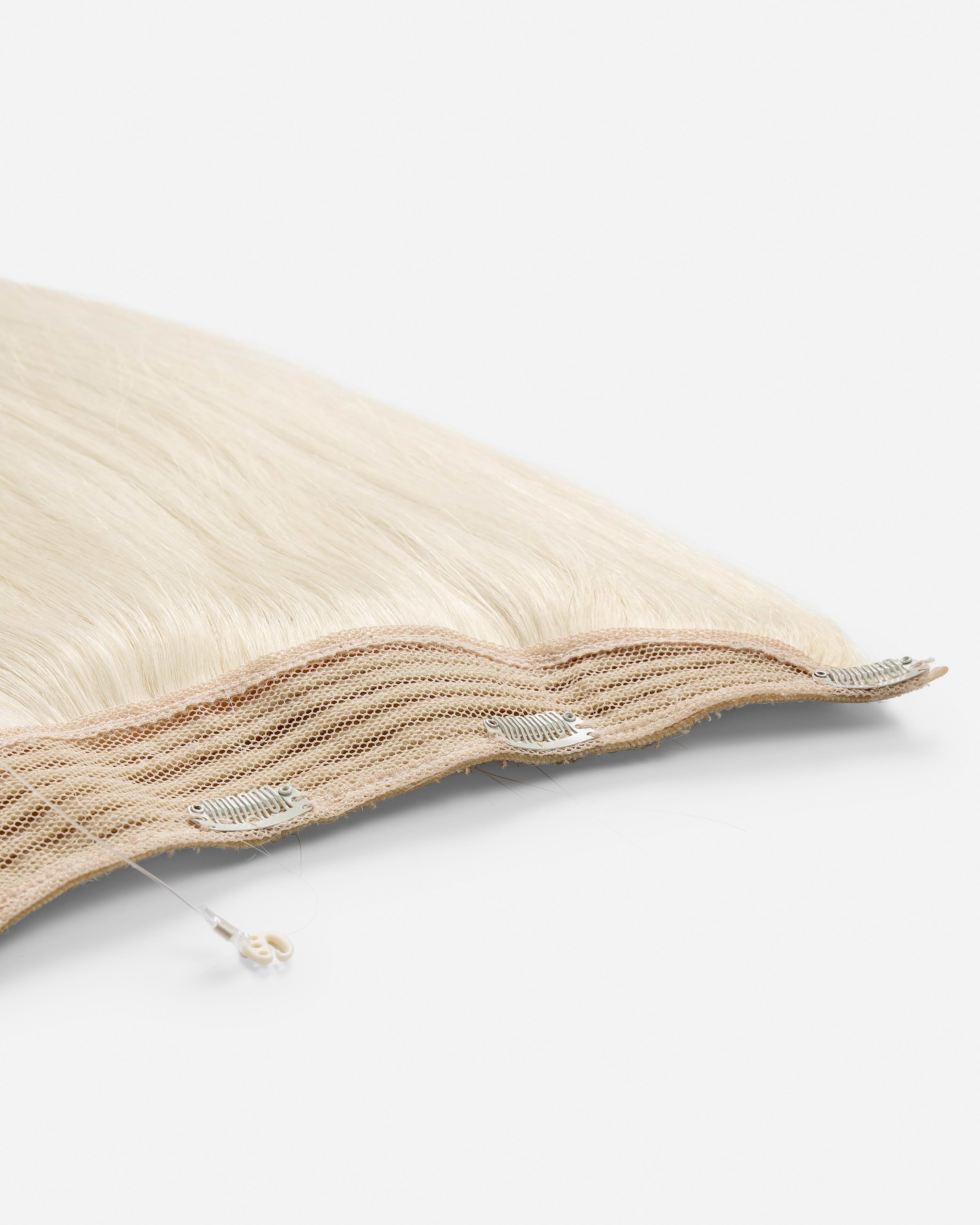 Halo Hairband 50 cm - Straight - Classic Halo Hairband Clip-ins - Medium Volume - Platinum Blonde - Rapunzel of Sweden - Image 5