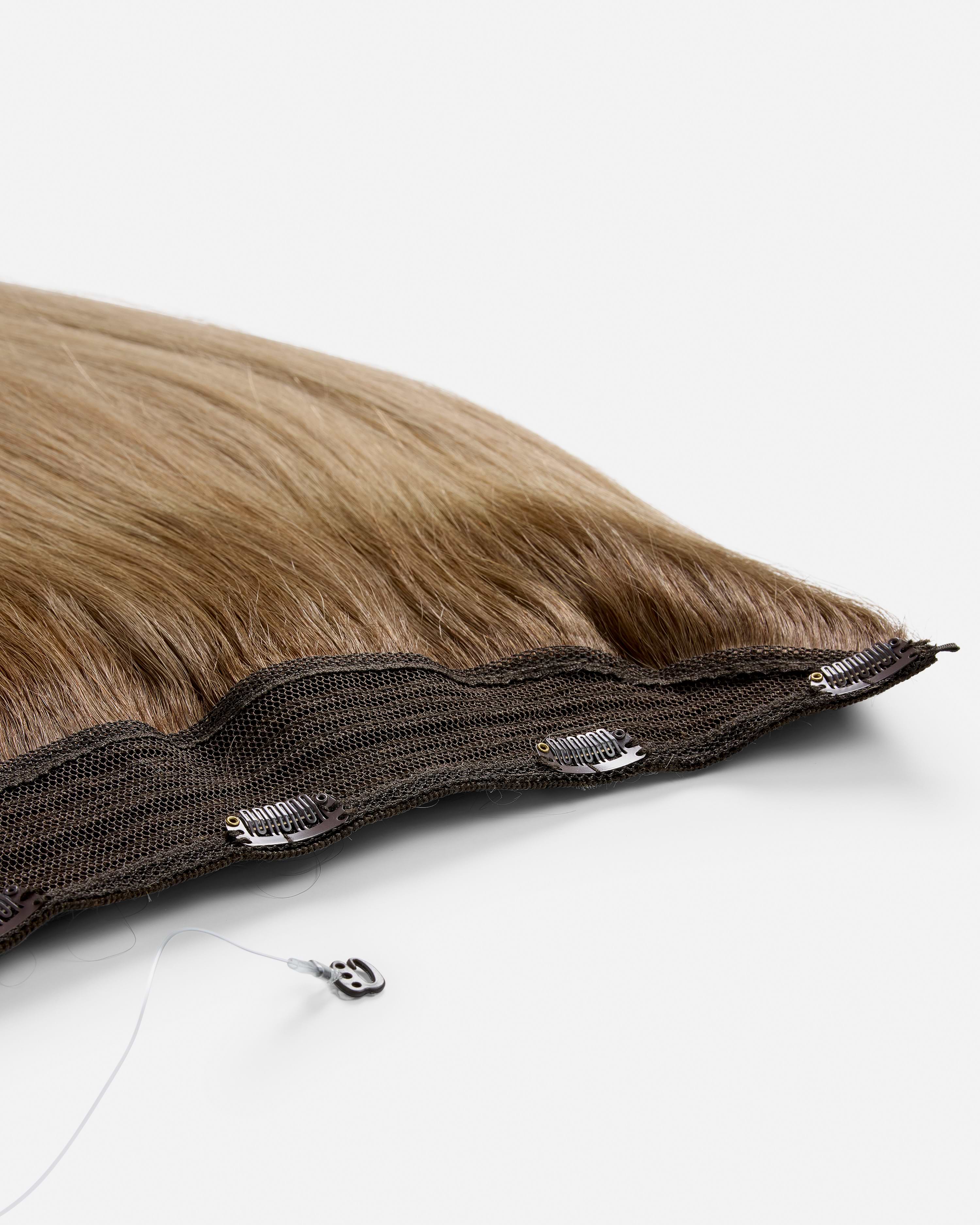 Halo Hairband 50 cm - Straight - Classic Halo Hairband Clip-ins - Medium Volume - Brownish Blonde Balayage - Rapunzel of Sweden - Image 3