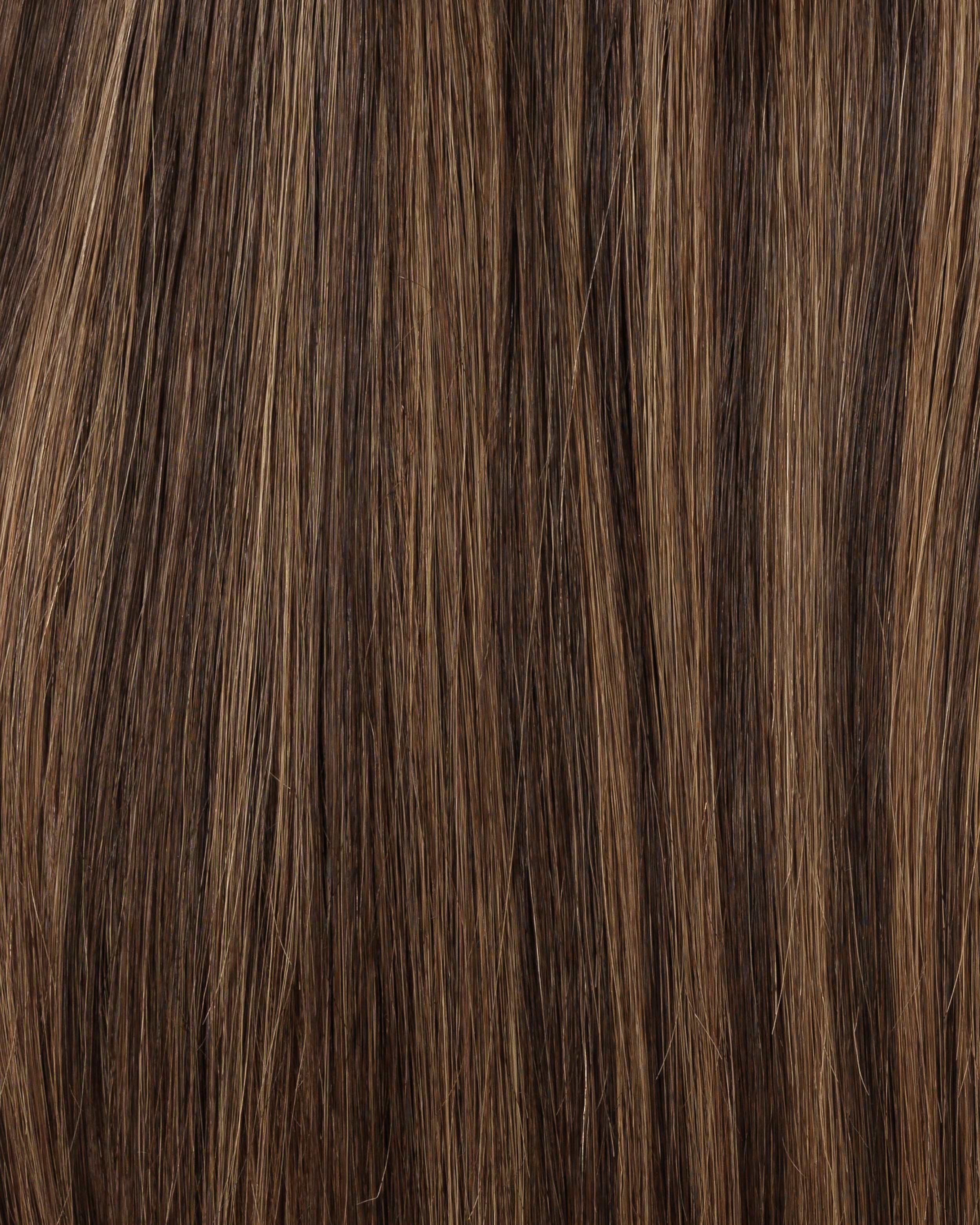 Classic Clip-ins 40 cm - Straight - Classic Clip-ins - Light Volume - 3 Pieces - Chocolate Mix - Rapunzel of Sweden - Image 5