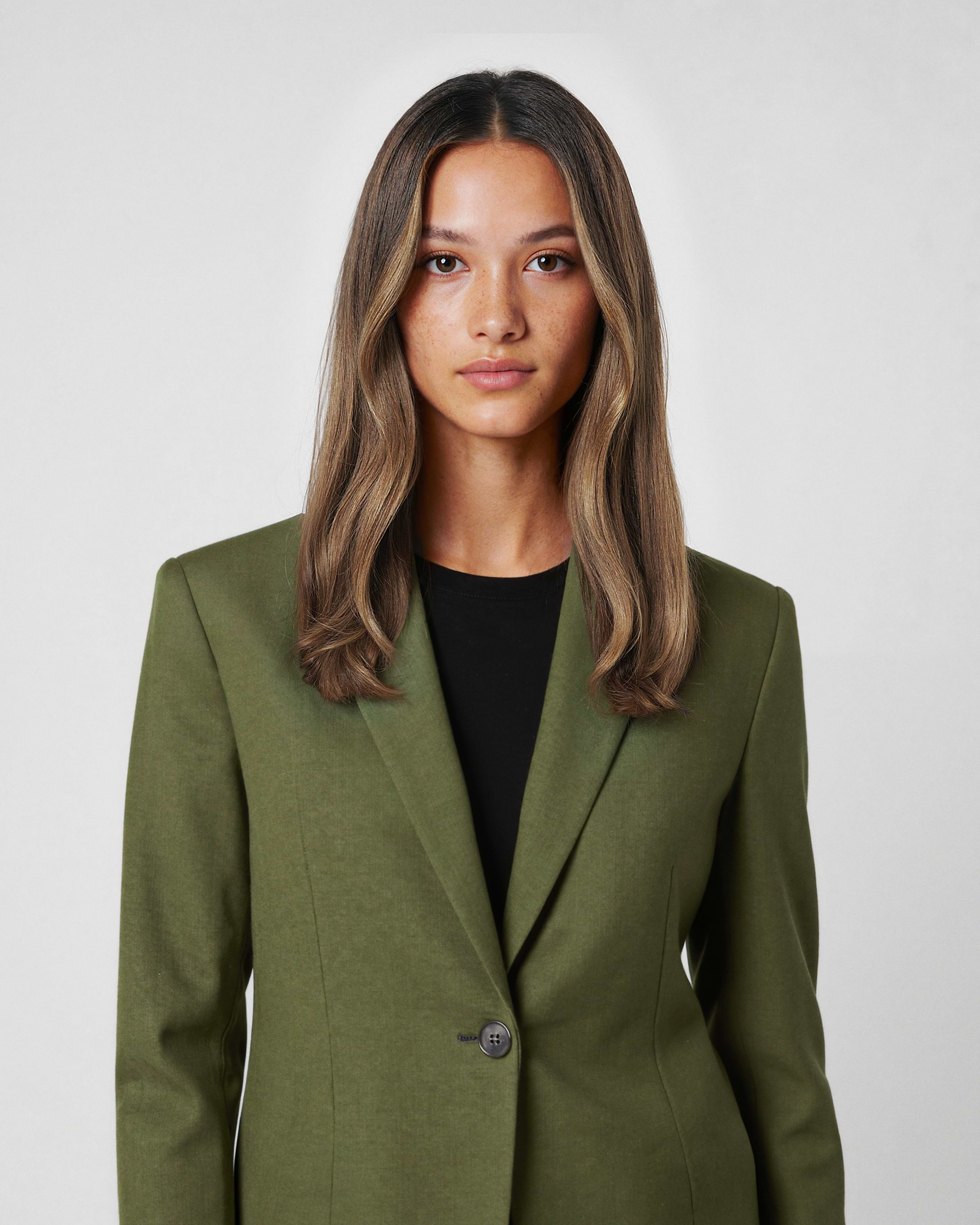 Halo Hairband 40 cm - Straight - Invisible Halo Hairband Clip-ins - Light Volume - Hazelnut Caramel Balayage - Rapunzel of Sweden - Image 3