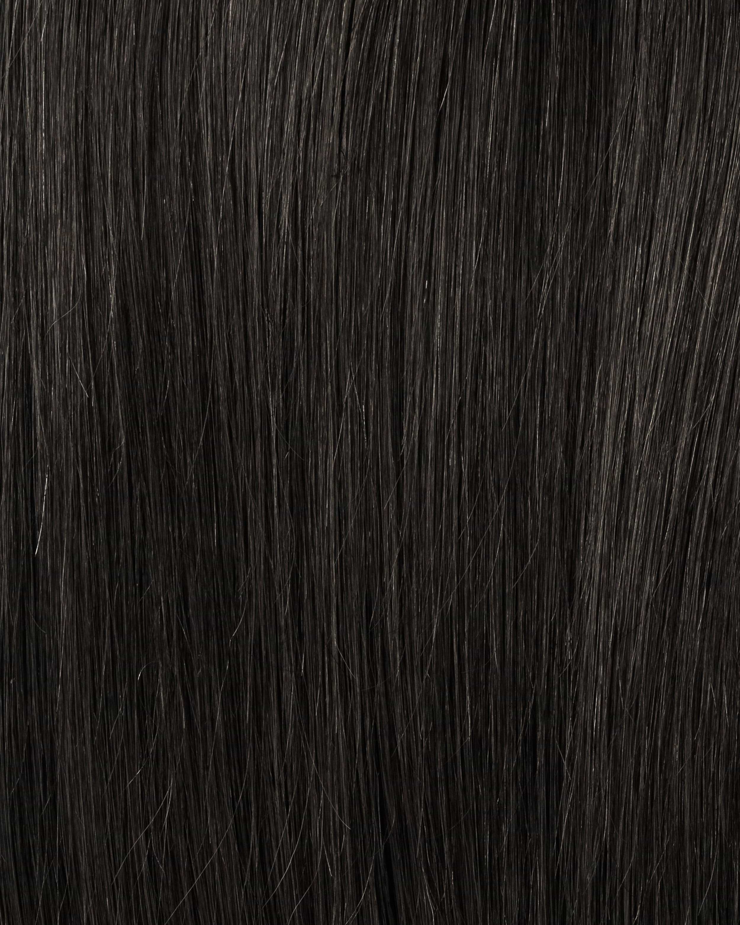 Halo Hairband 40 cm - Straight - Invisible Halo Hairband Clip-ins - Light Volume - Black Brown - Rapunzel of Sweden - Image 5