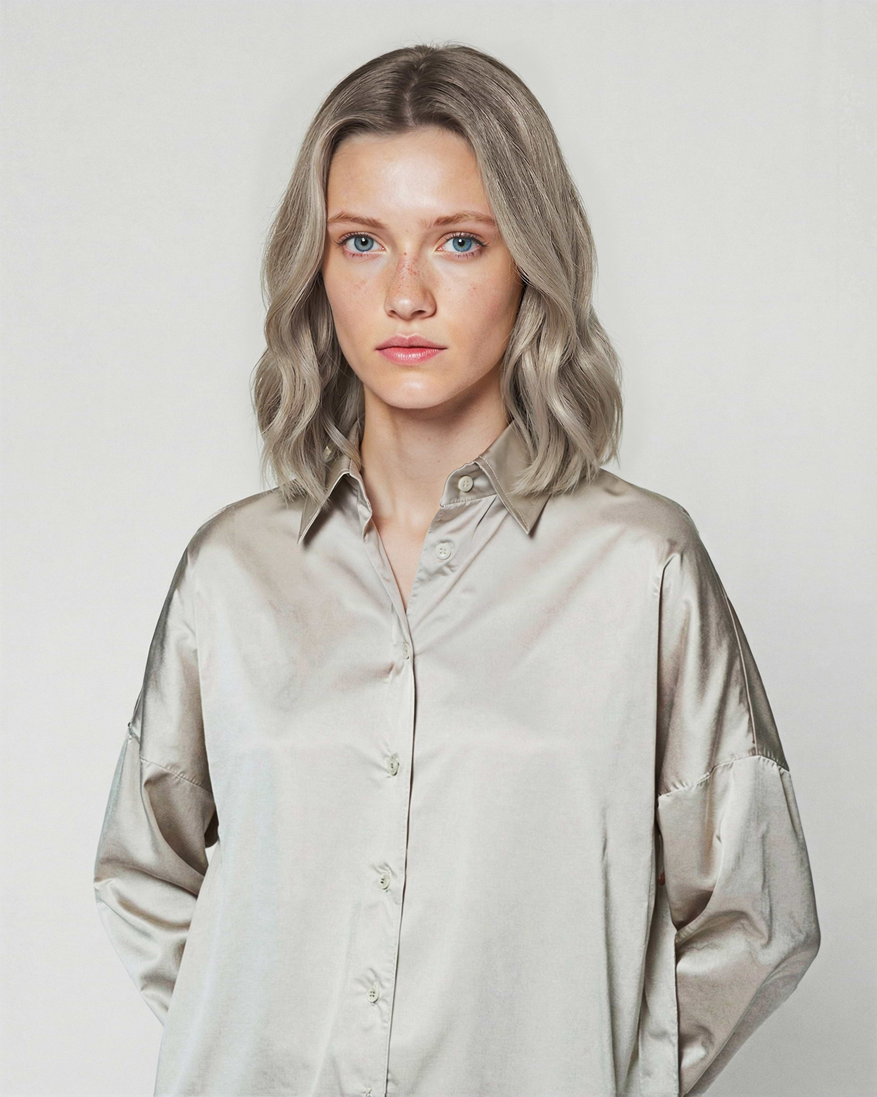 Ultra Tape Extensions 40 cm - Straight - Classic Tape 4 cm - 10 Pieces - Dark Ashy Blonde Balayage - Rapunzel of Sweden - Image 3