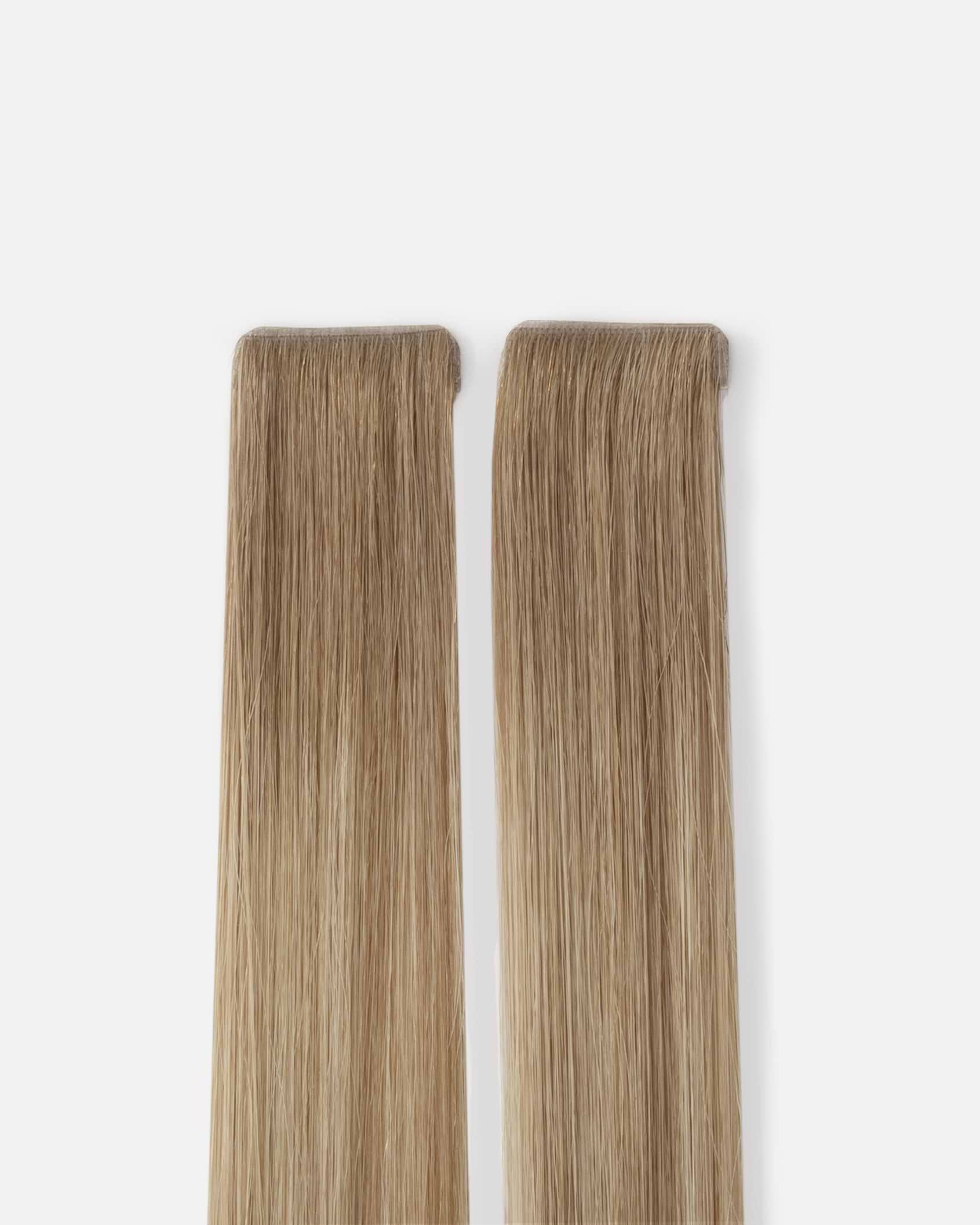 Ultra Tape Extensions 40 cm - Straight - Seamless Tape 3 cm - 10 Pieces - Cendre Ash Blonde Balayage - Rapunzel of Sweden - Image 4