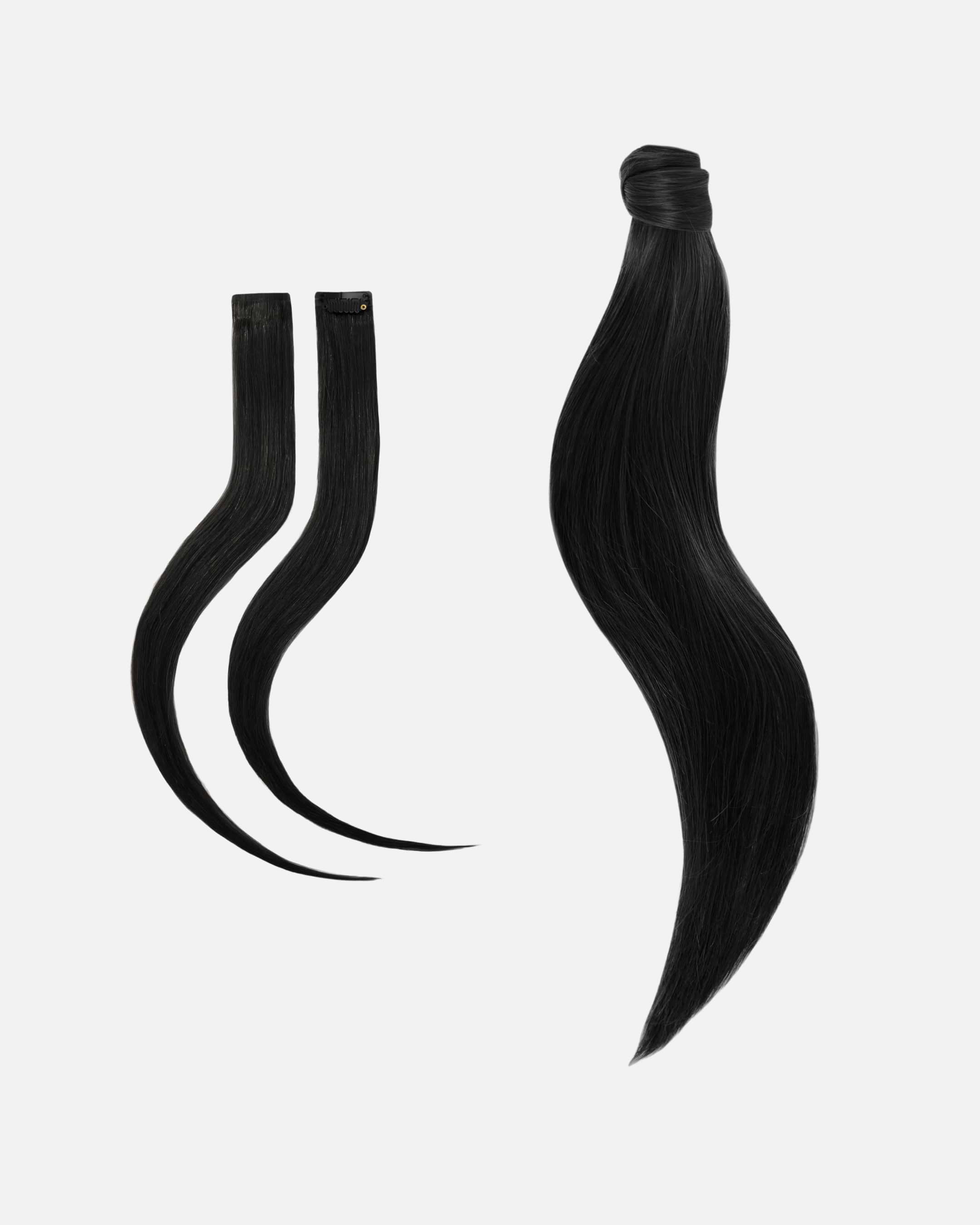 Low Wedding Ponytail 50 cm Black