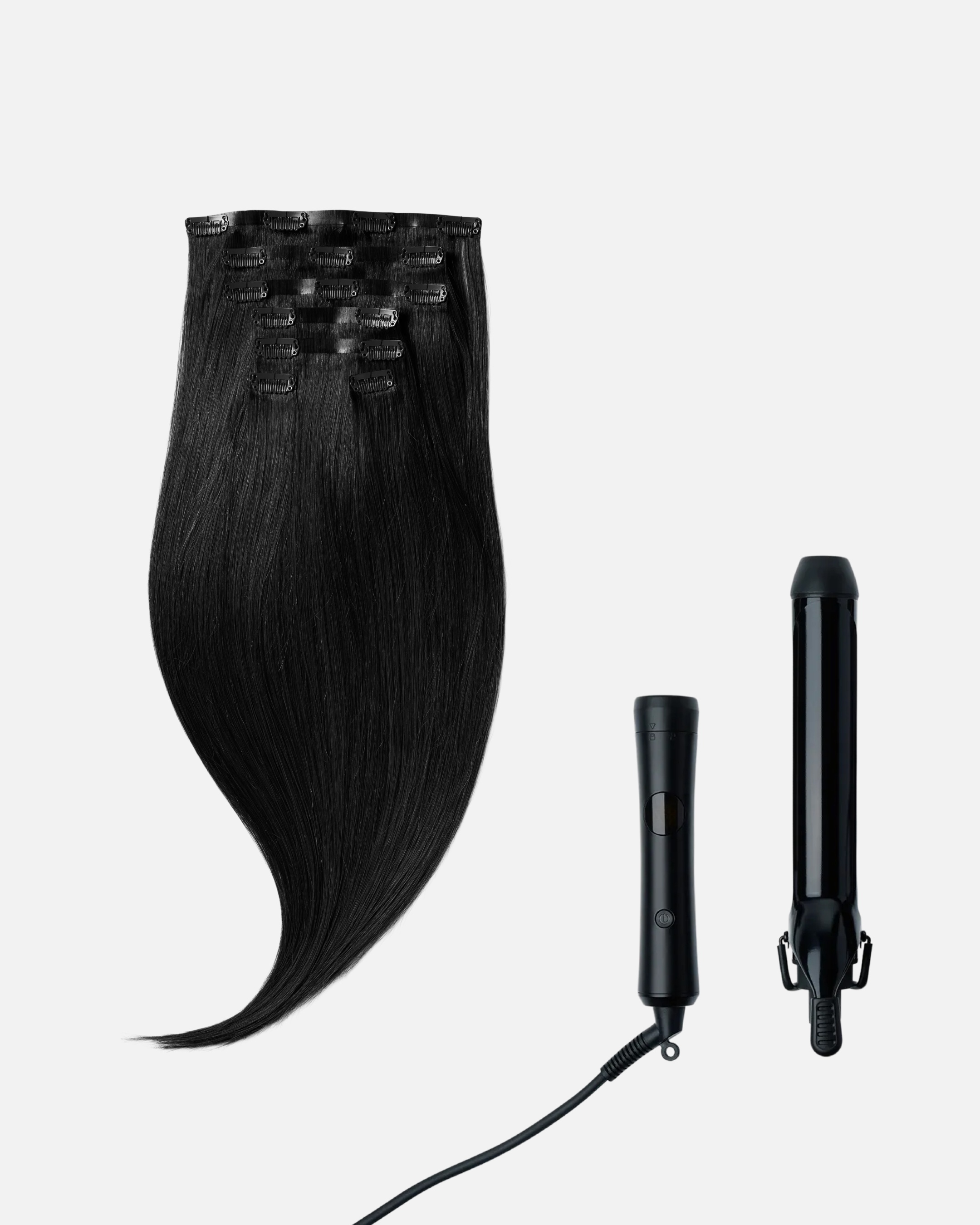 Half Up-Do Wedding Hair 50 cm Black