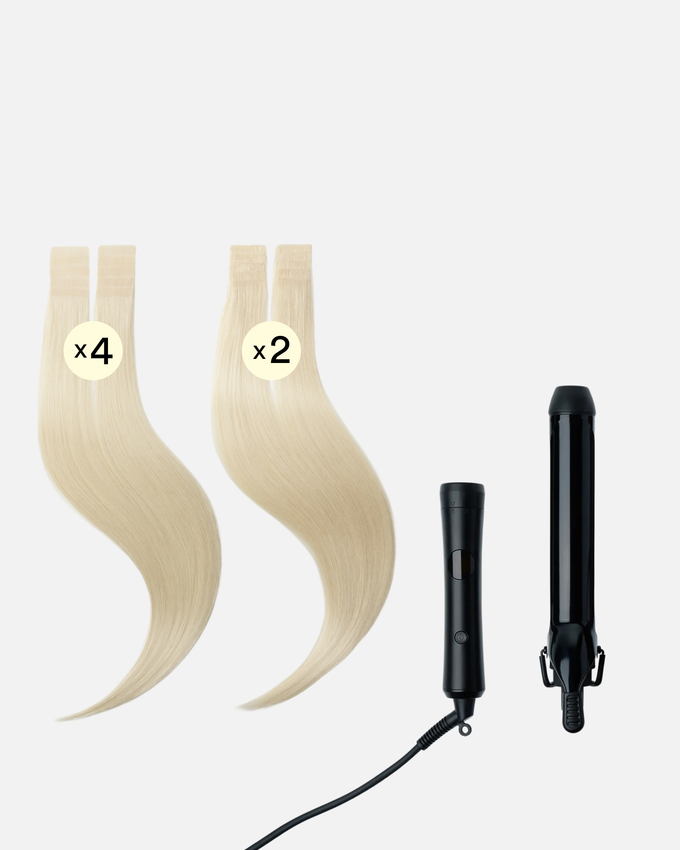 Hollywood Waves Wedding Hair 50 cm Platinum Blonde