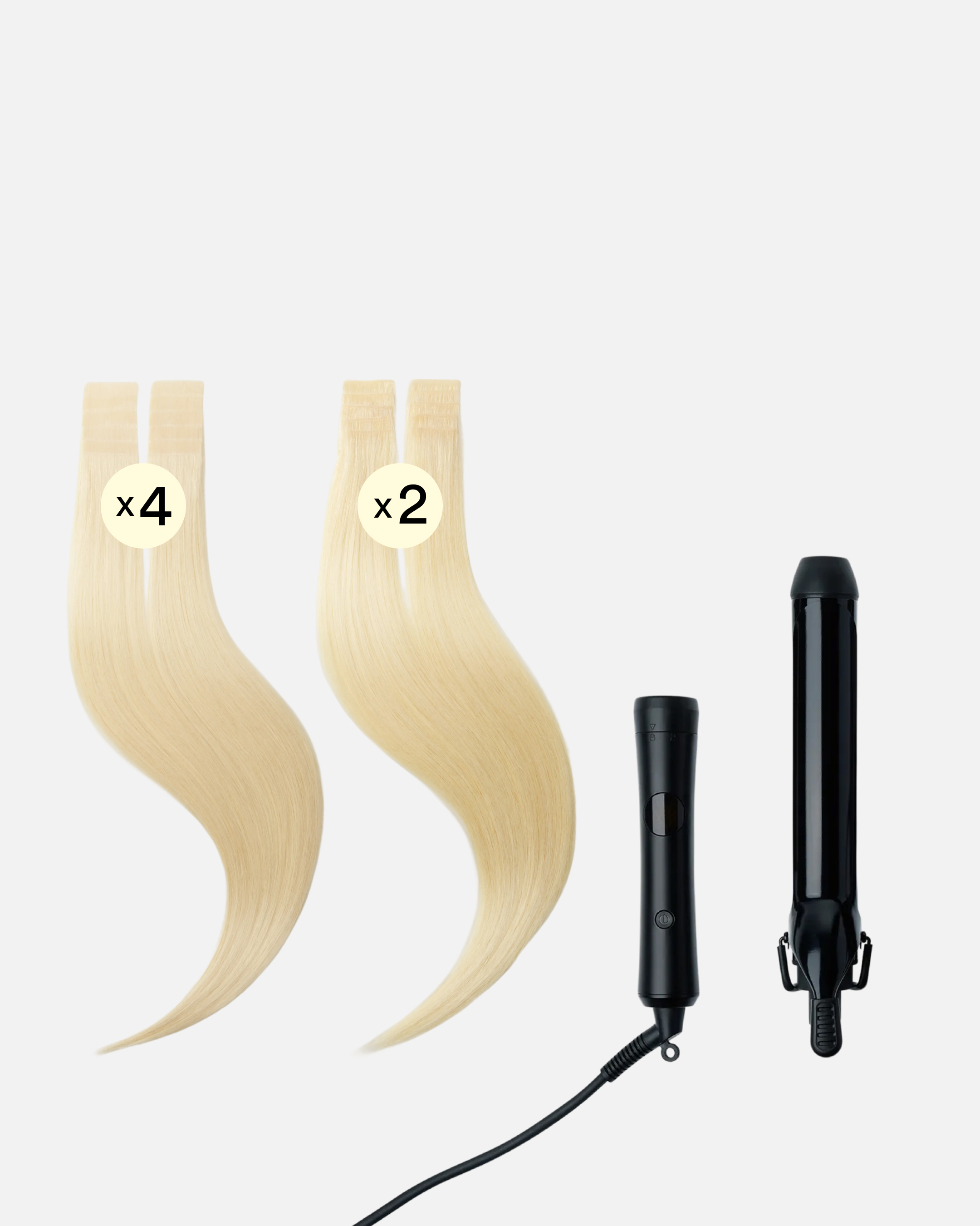 Hollywood Waves Wedding Hair 50 cm Light Blonde