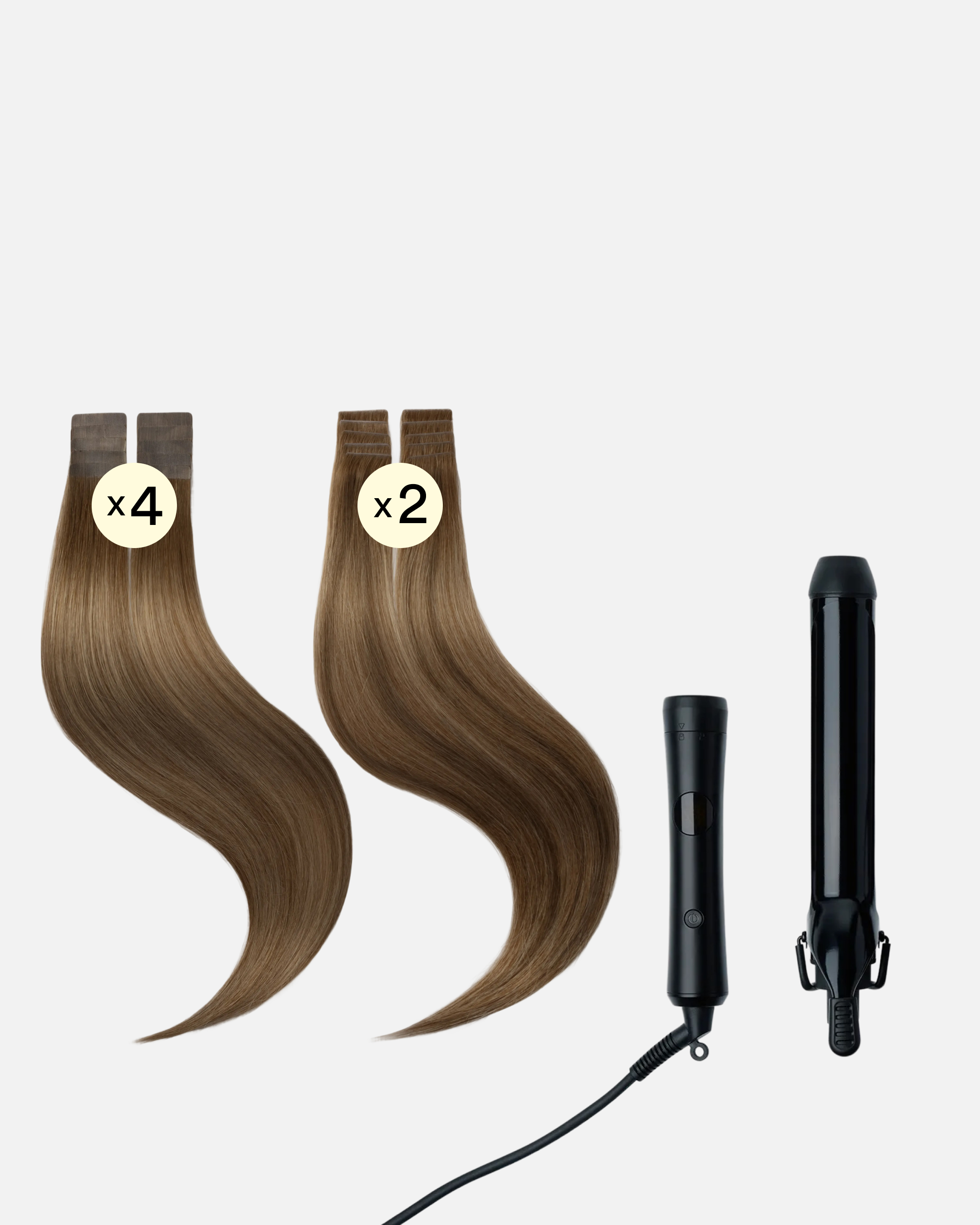 Hollywood Waves Wedding Hair 50 cm Brownish Blonde Balayage