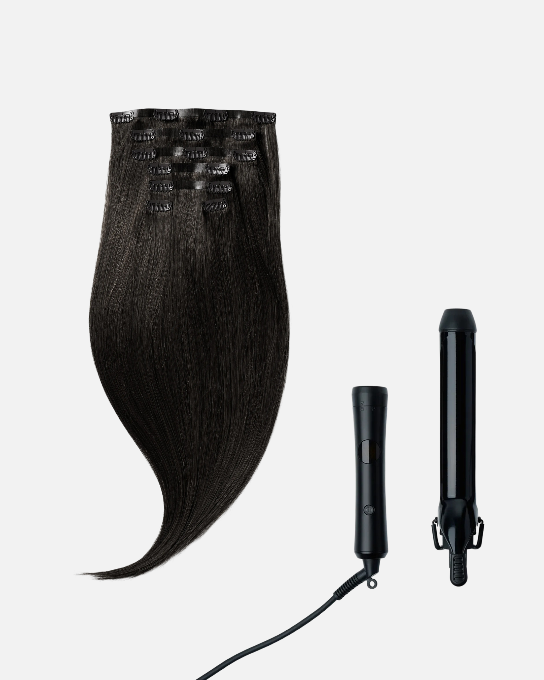 Half Up-Do Wedding Hair 50 cm Black Brown