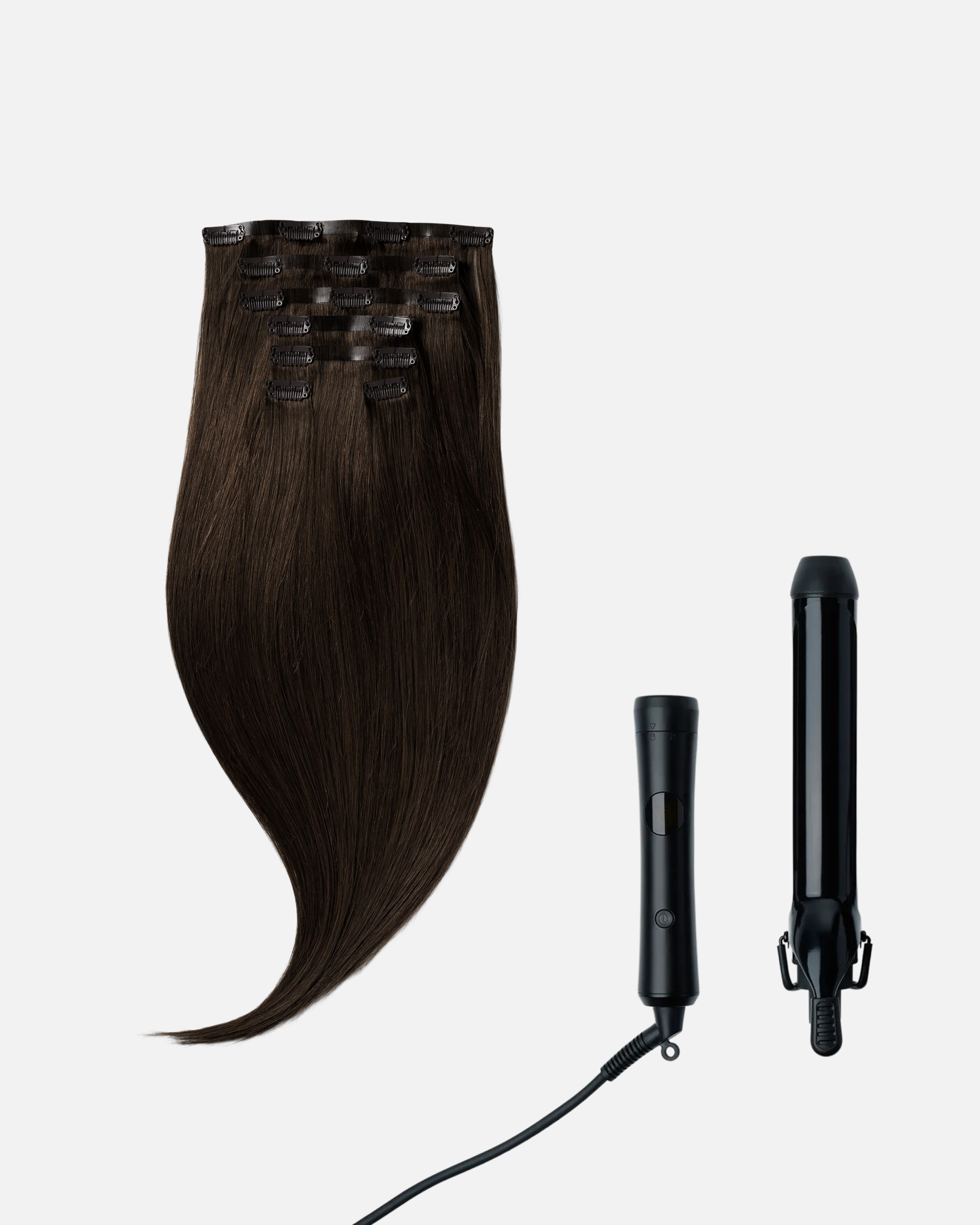 Half Up-Do Wedding Hair 50 cm Chocolate Brown