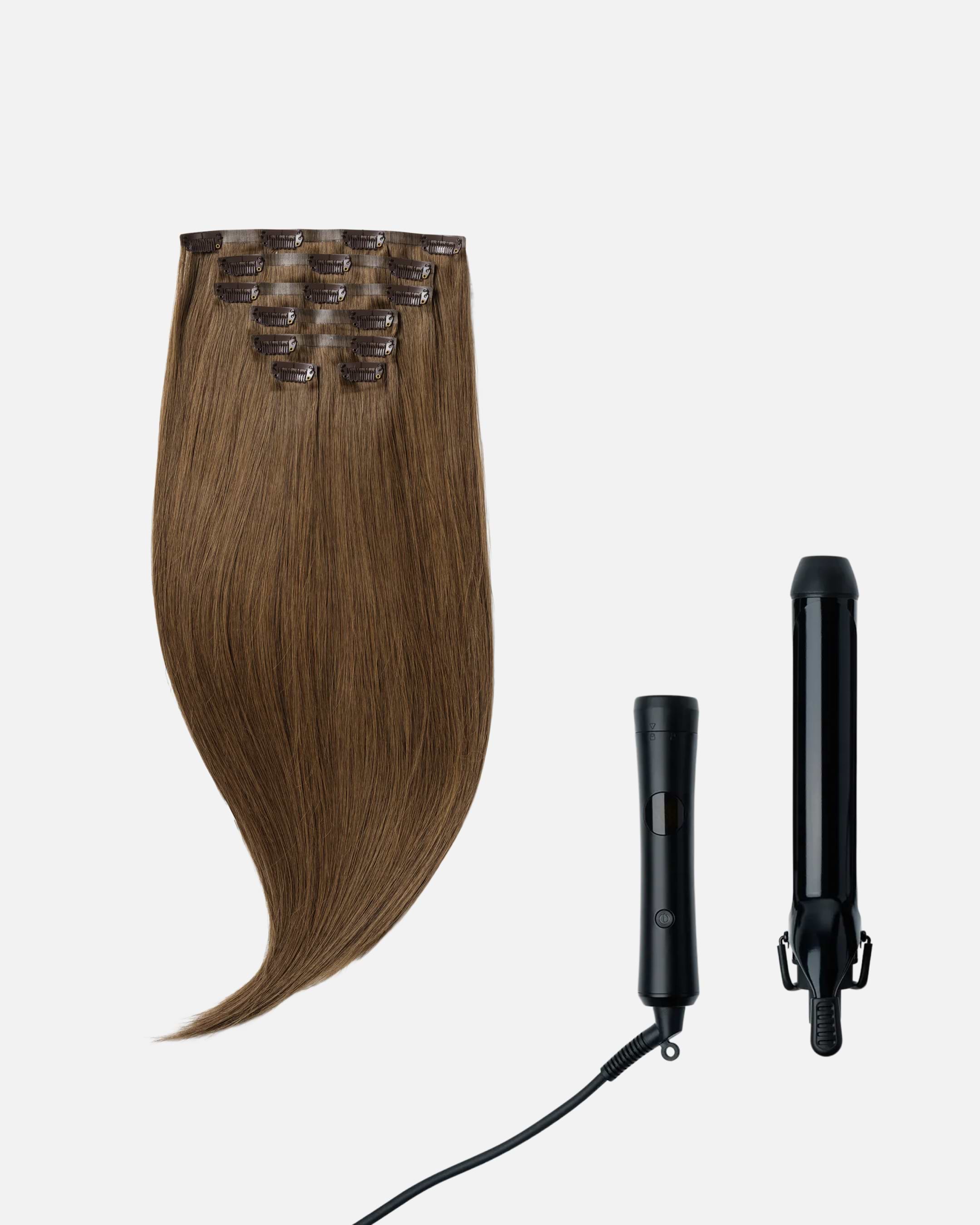 Half Up-Do Wedding Hair 50 cm Brown