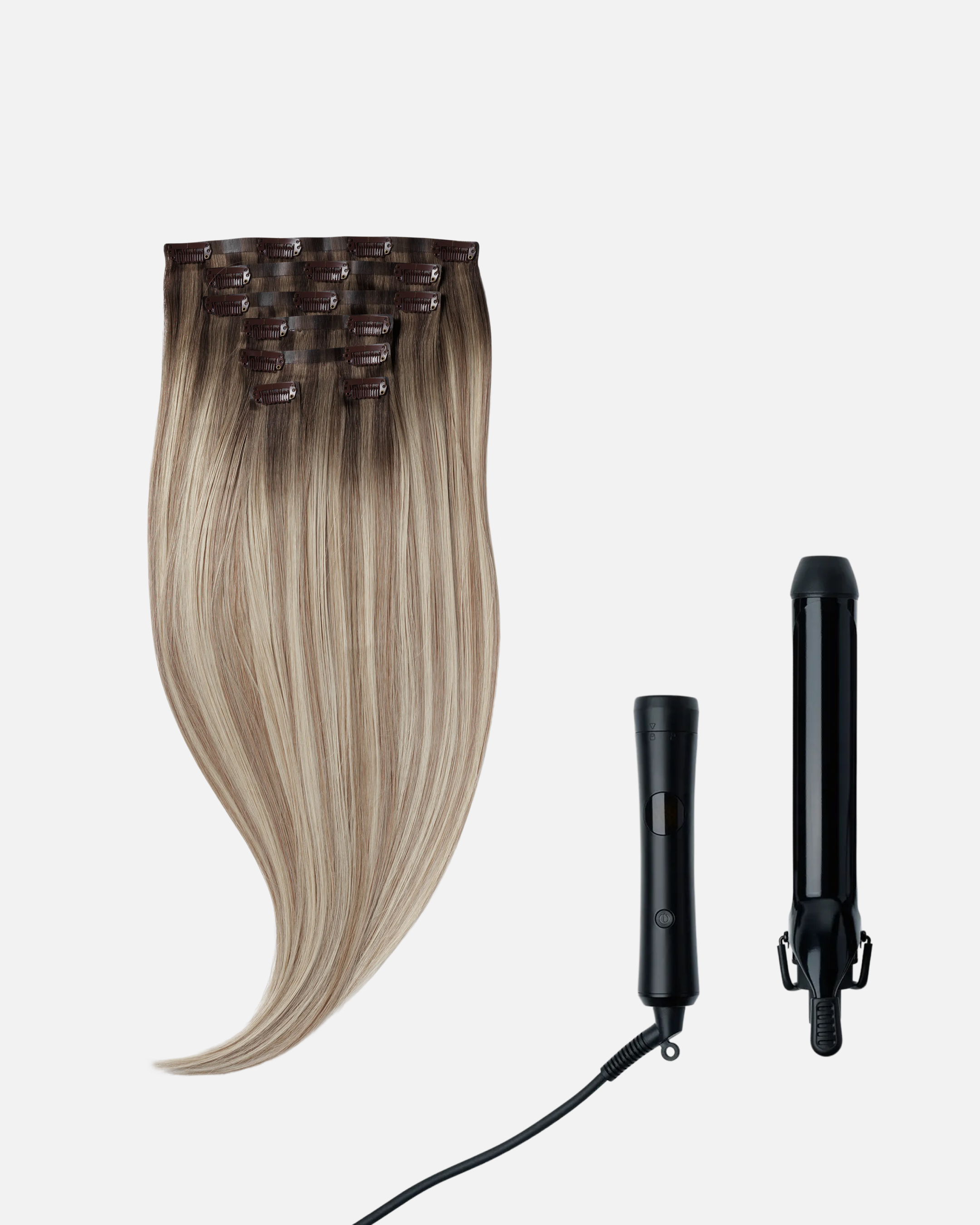 Half Up-Do Wedding Hair 50 cm Dark Ashy Blonde Balayage