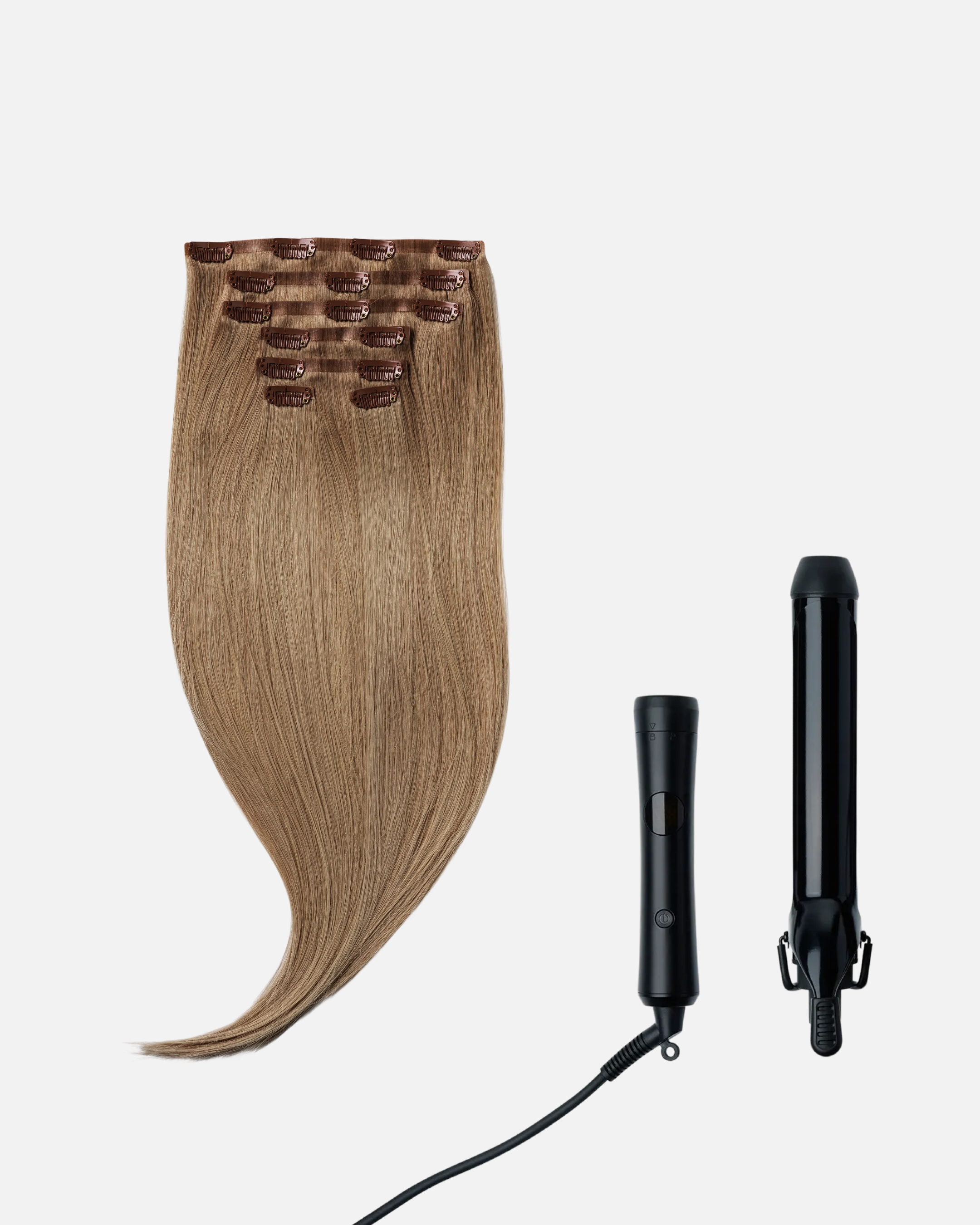 Half Up-Do Wedding Hair 50 cm Brownish Blonde Balayage